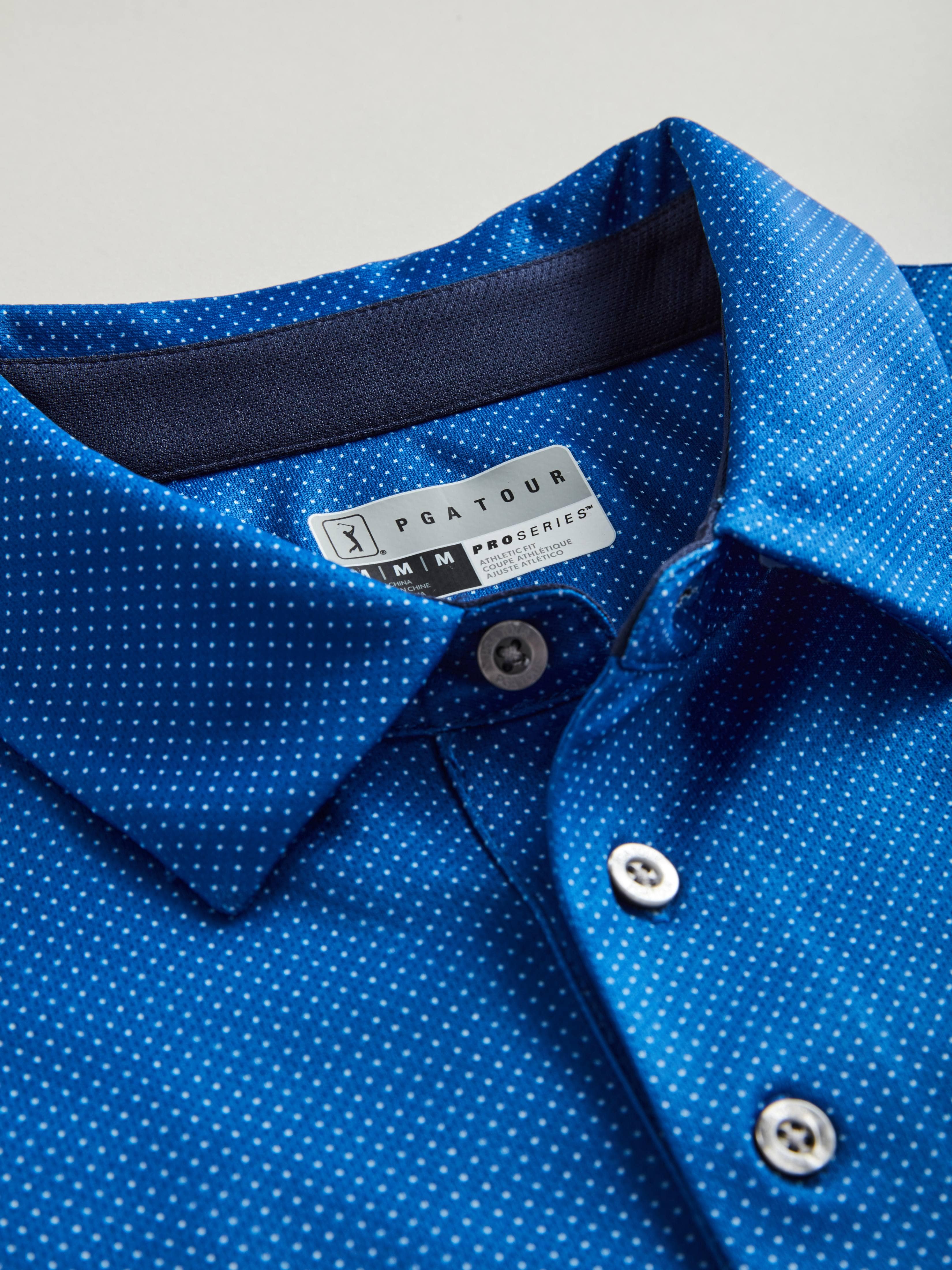 Men's AirFlux™ Color Block Golf Polo with Self Collar - Image 3