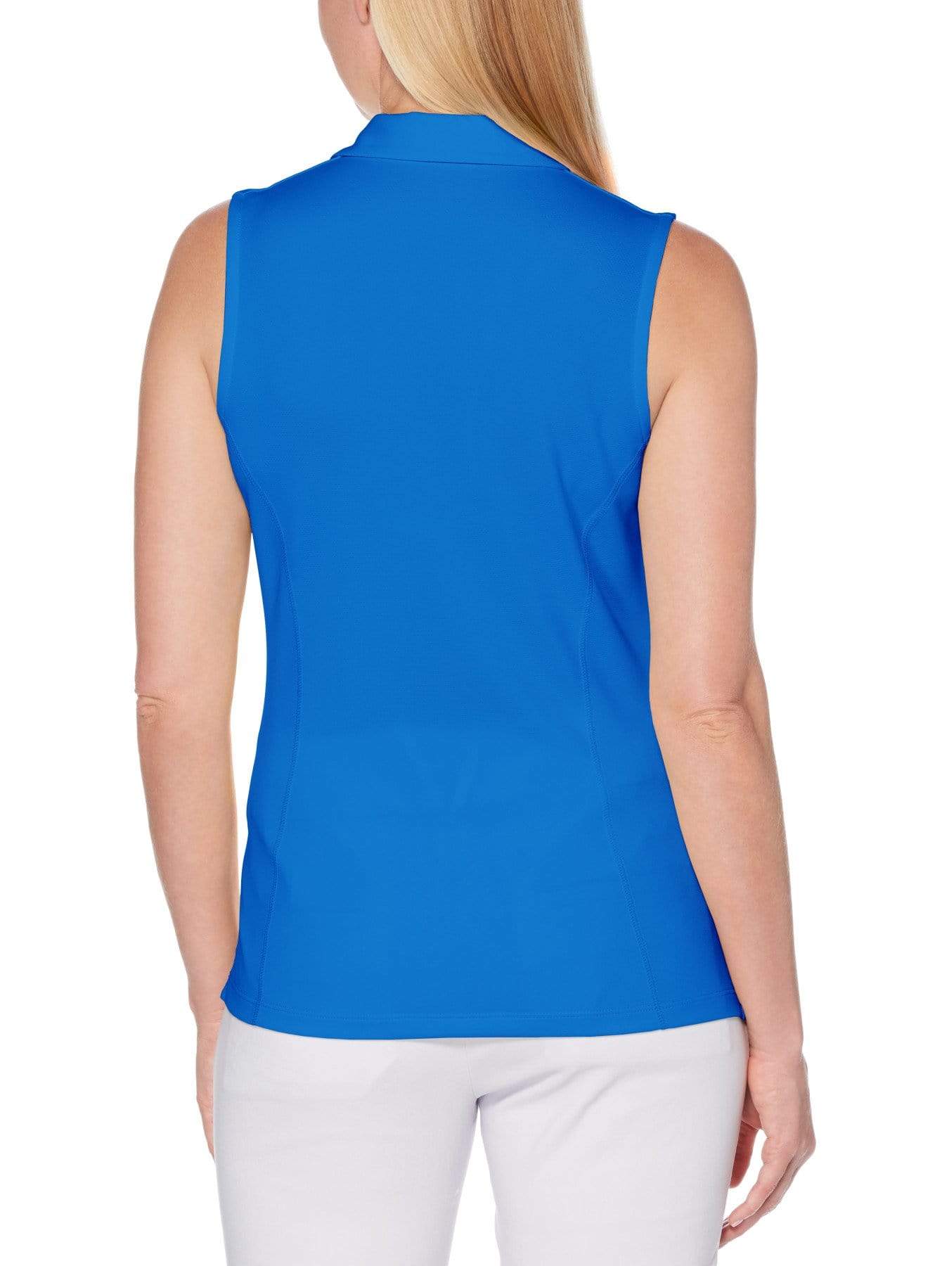 Women's AirFlux™ Solid Sleeveless Golf Polo - Image 2
