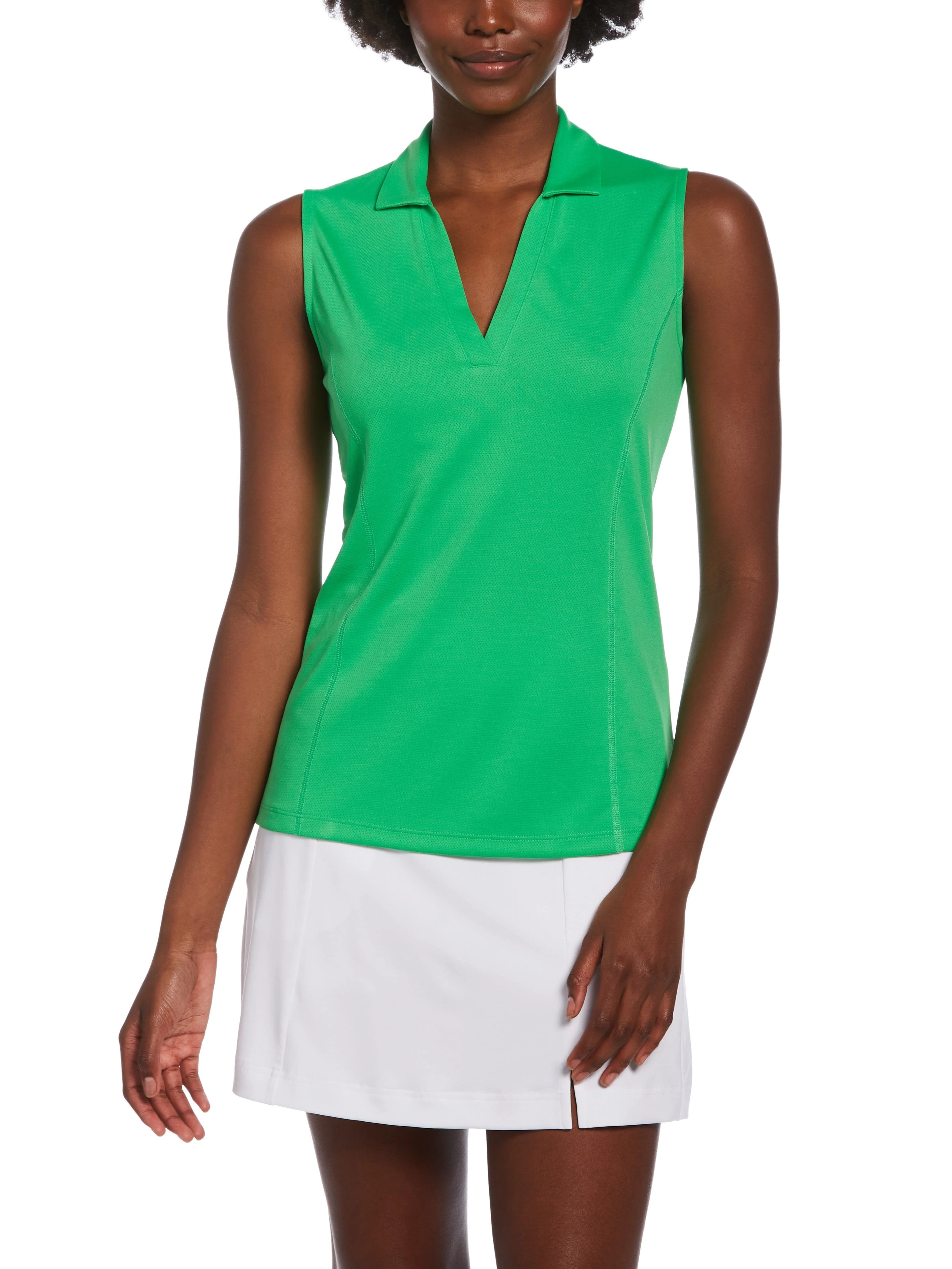 Women's AirFlux™ Solid Sleeveless Golf Polo