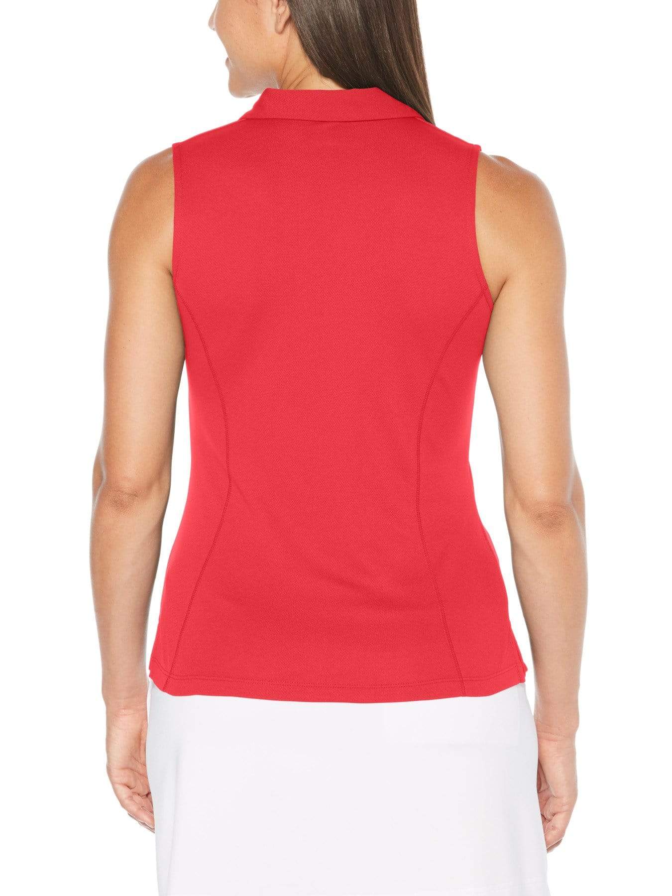 Women's AirFlux™ Solid Sleeveless Golf Polo - Image 2