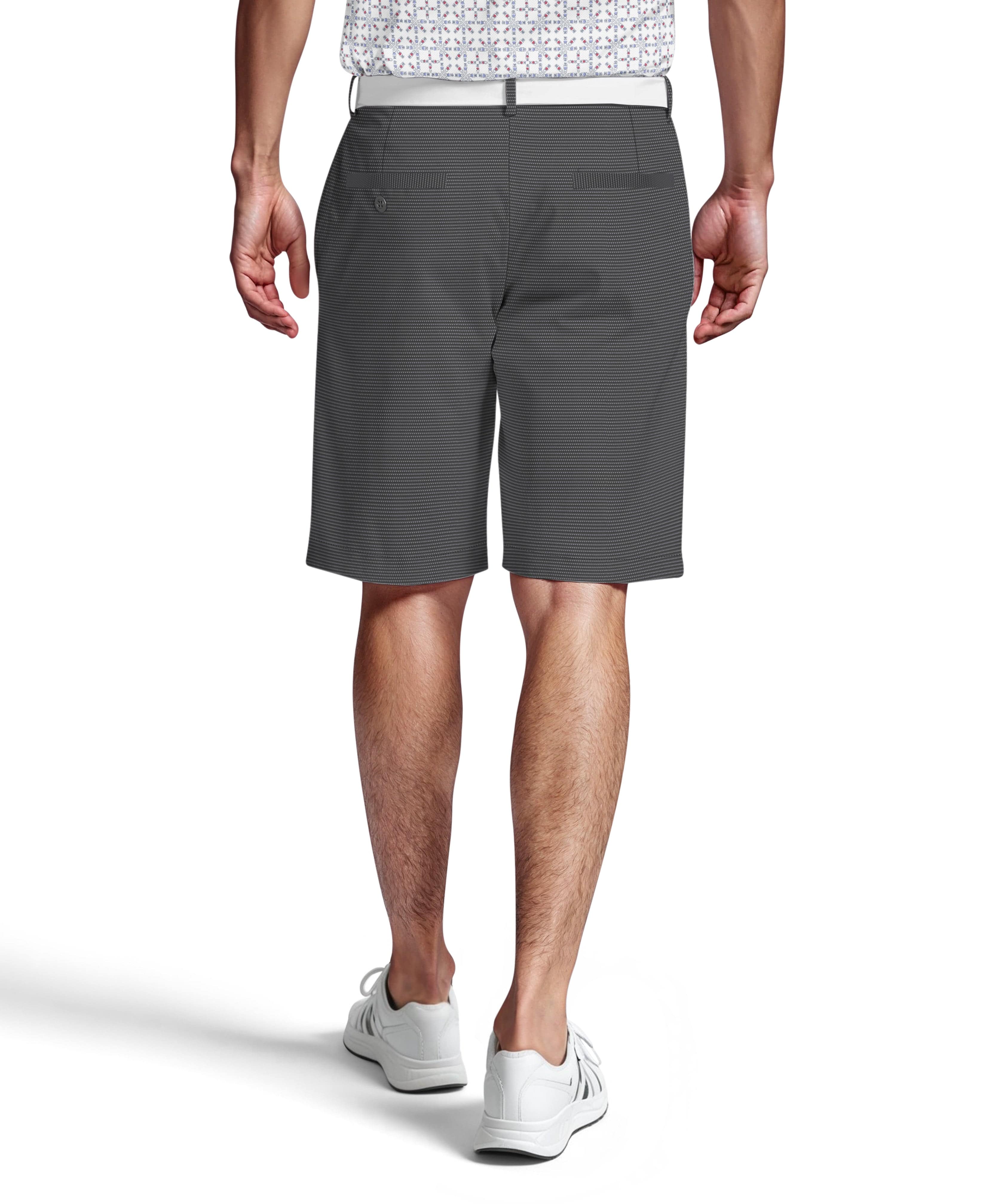 Men's Flat Front All-Over Micro Geo Print Golf Short | 8" Inseam - Image 3