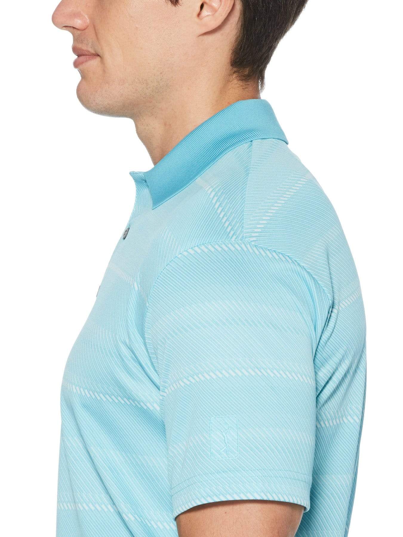 Big & Tall Diagonal Stripe Polo - Image 3