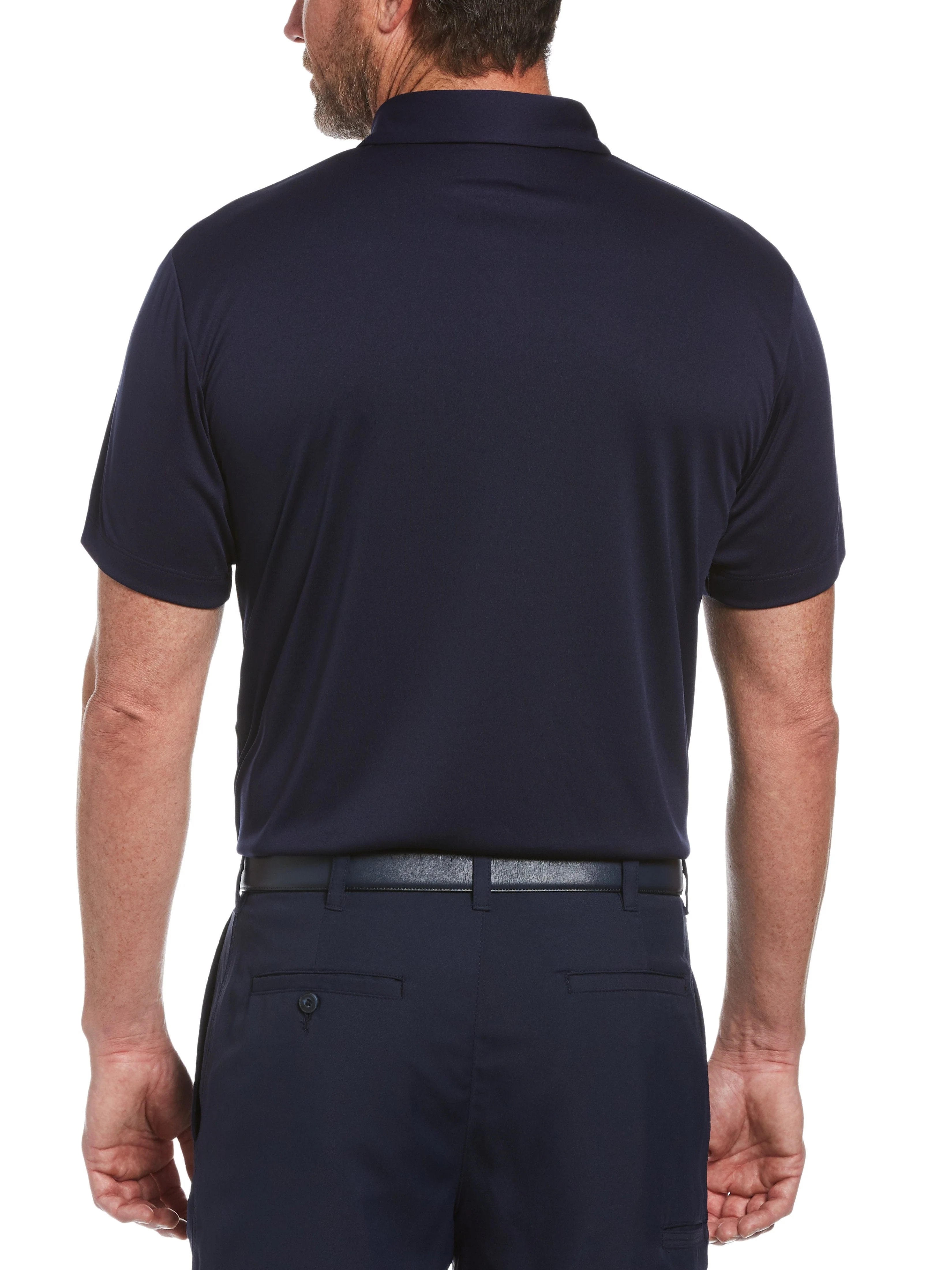 Men's Chest Block Golf Polo with Piping - Image 2