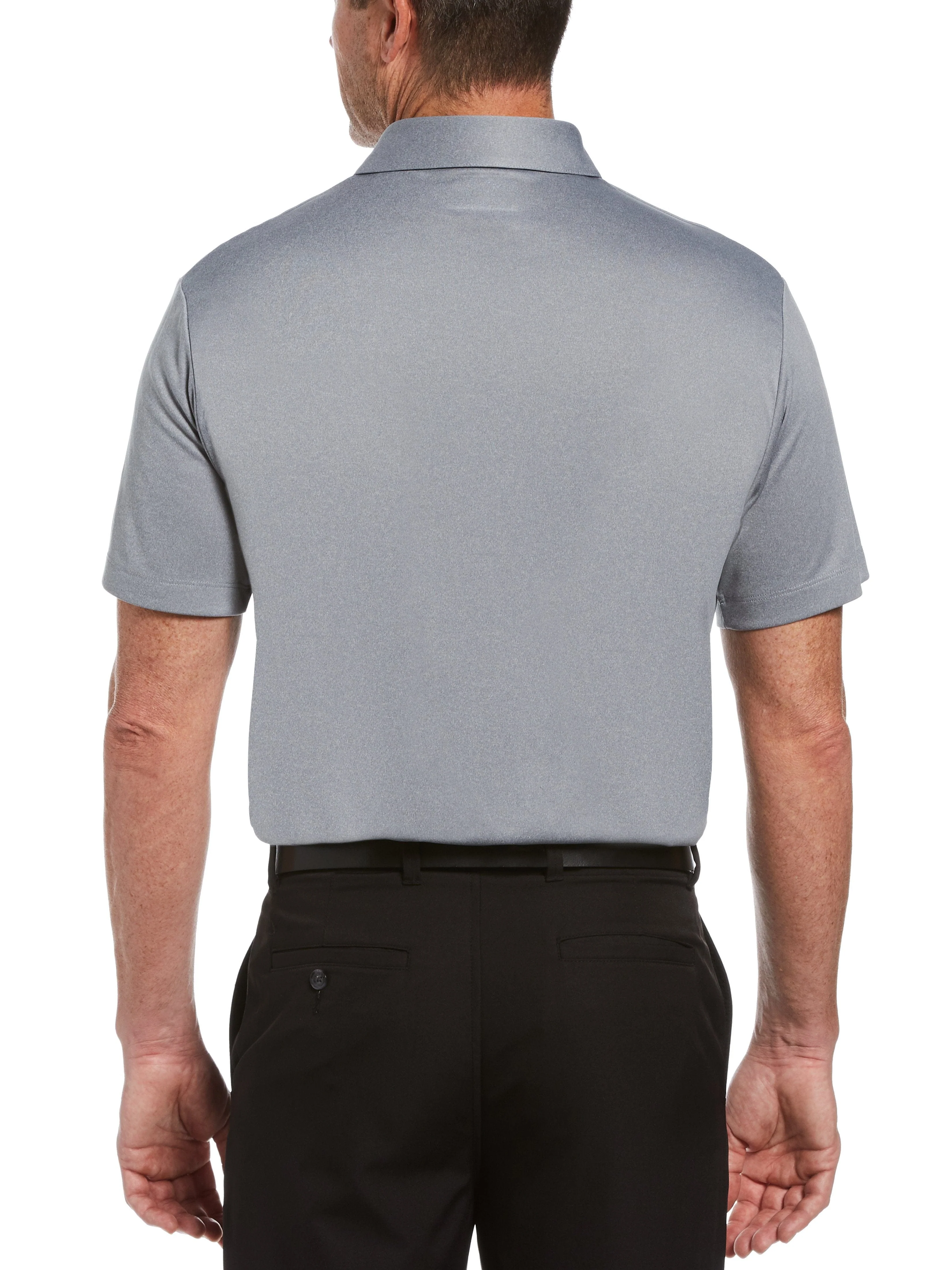 Men's Chest Block Golf Polo with Piping - Image 2