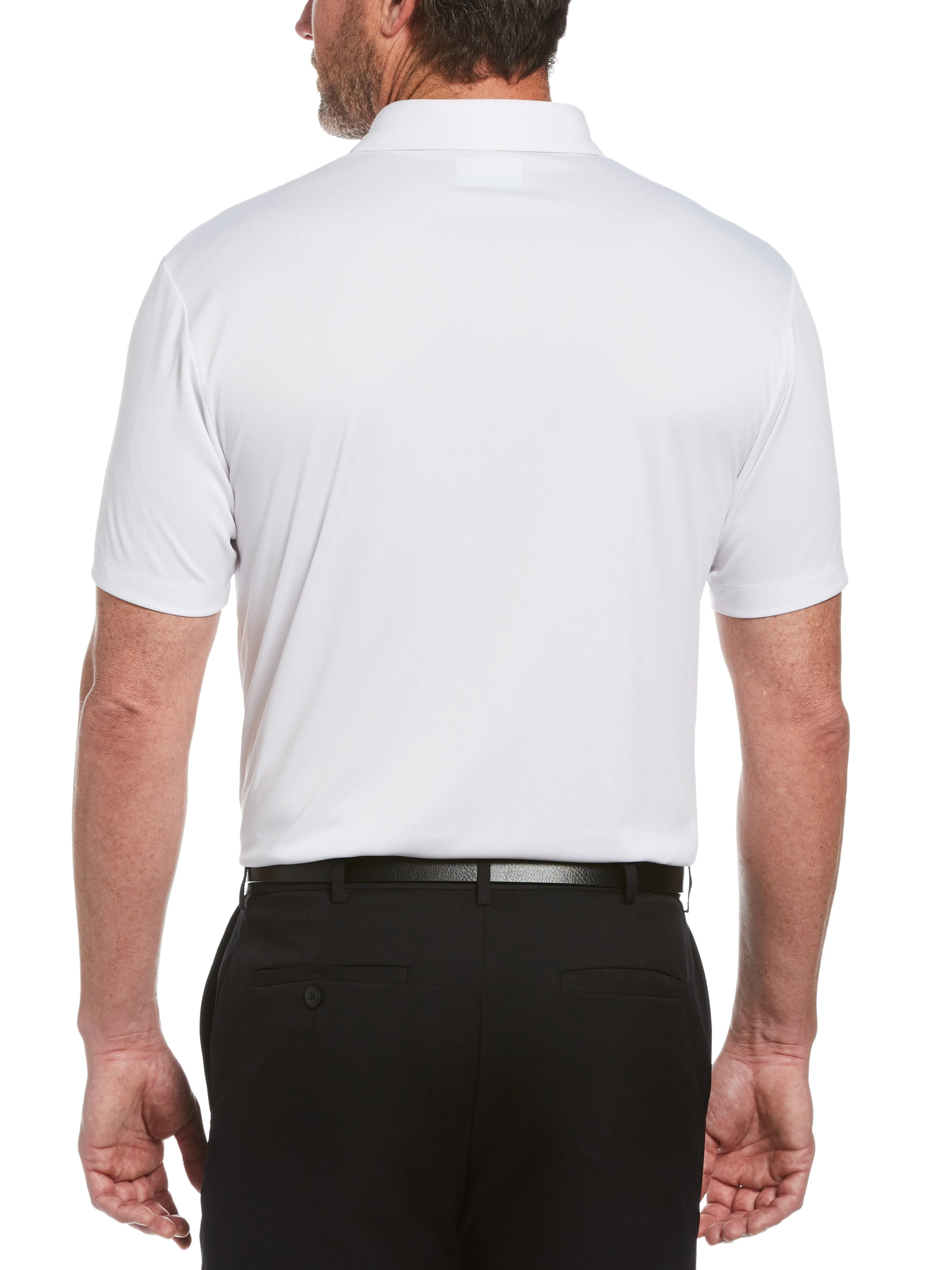 Men's Chest Block Golf Polo with Piping - Image 2