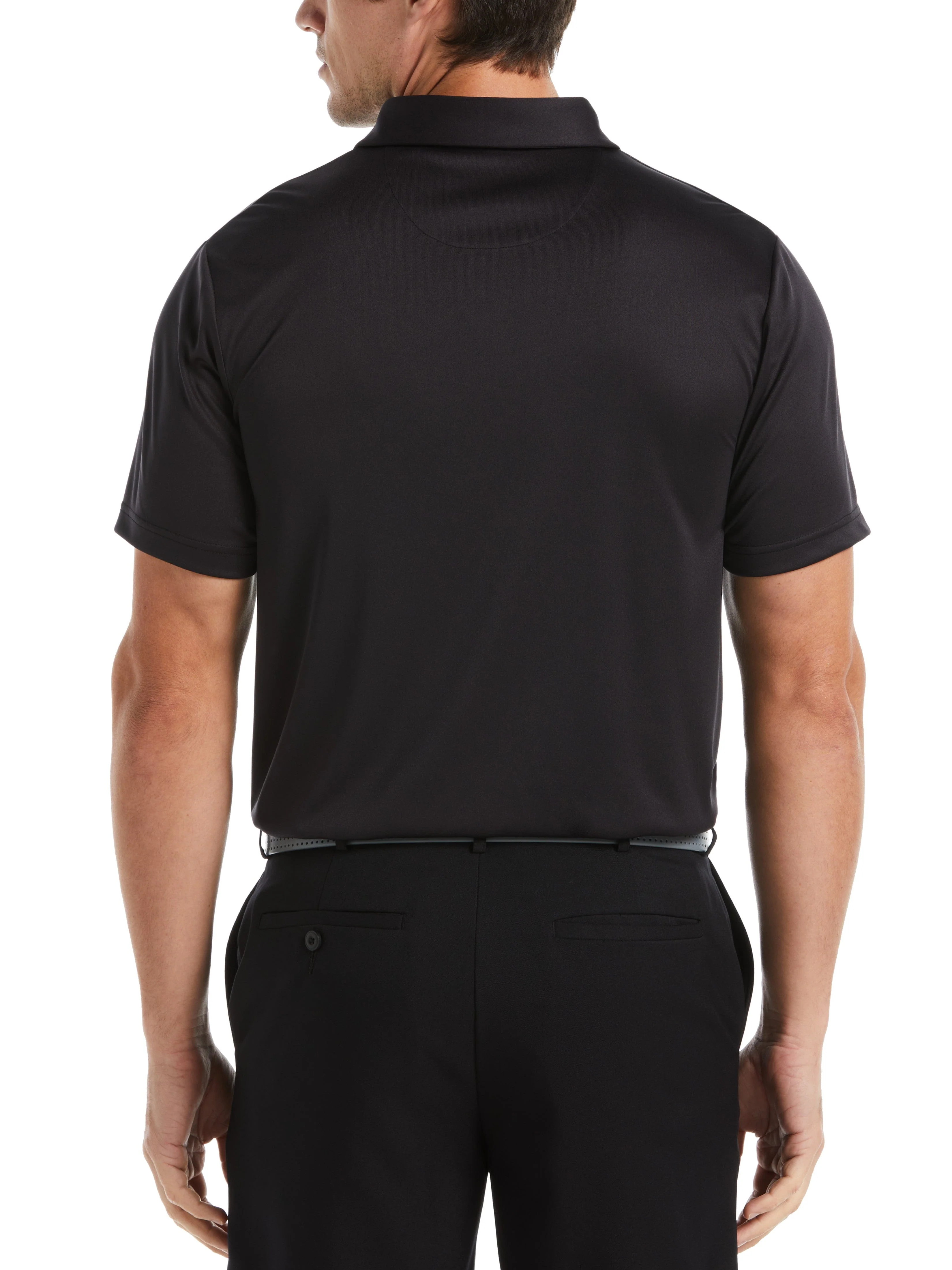 Men's Chest Stripe Golf Polo - Image 2