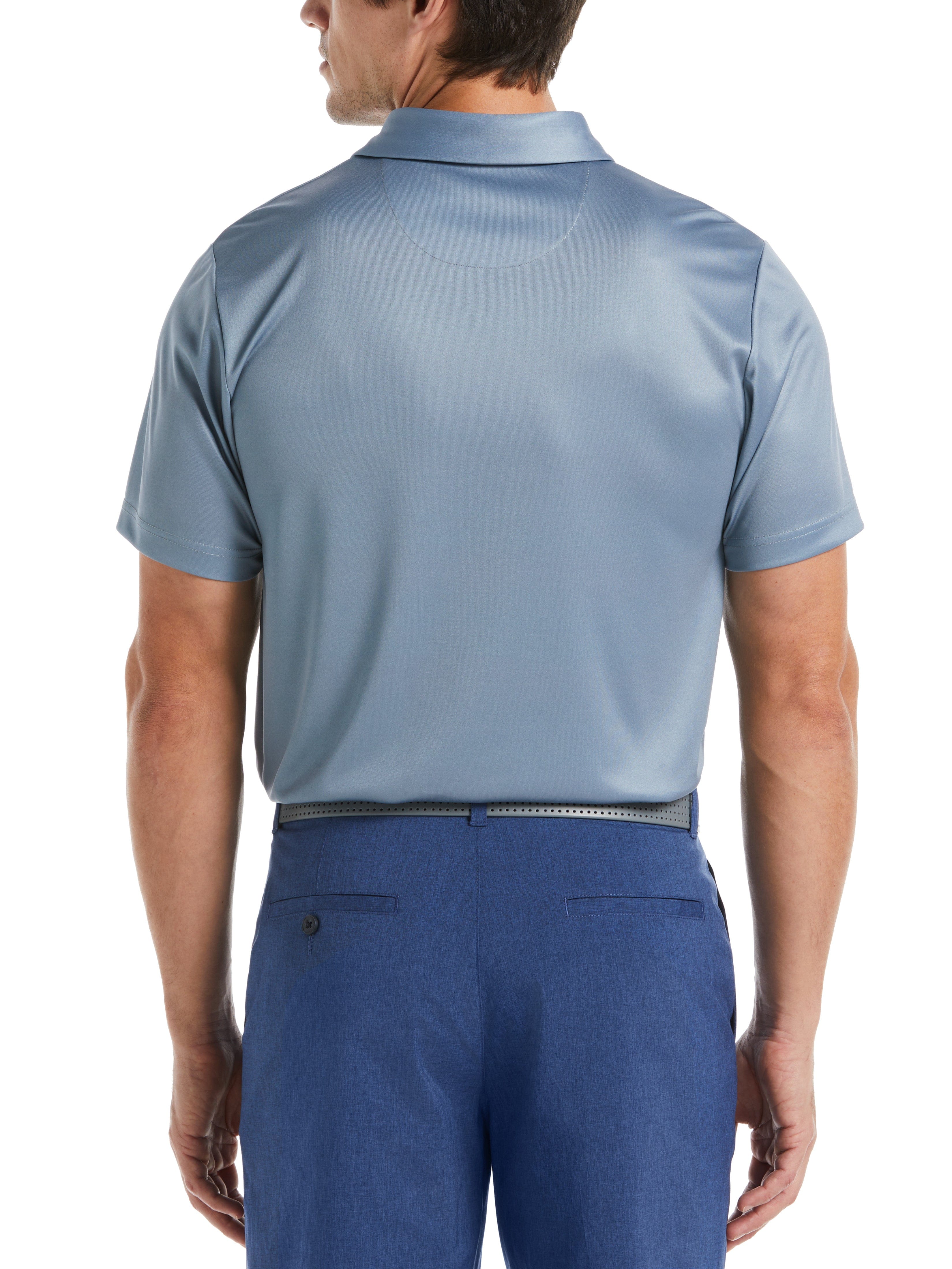 Men's Chest Stripe Golf Polo - Image 2