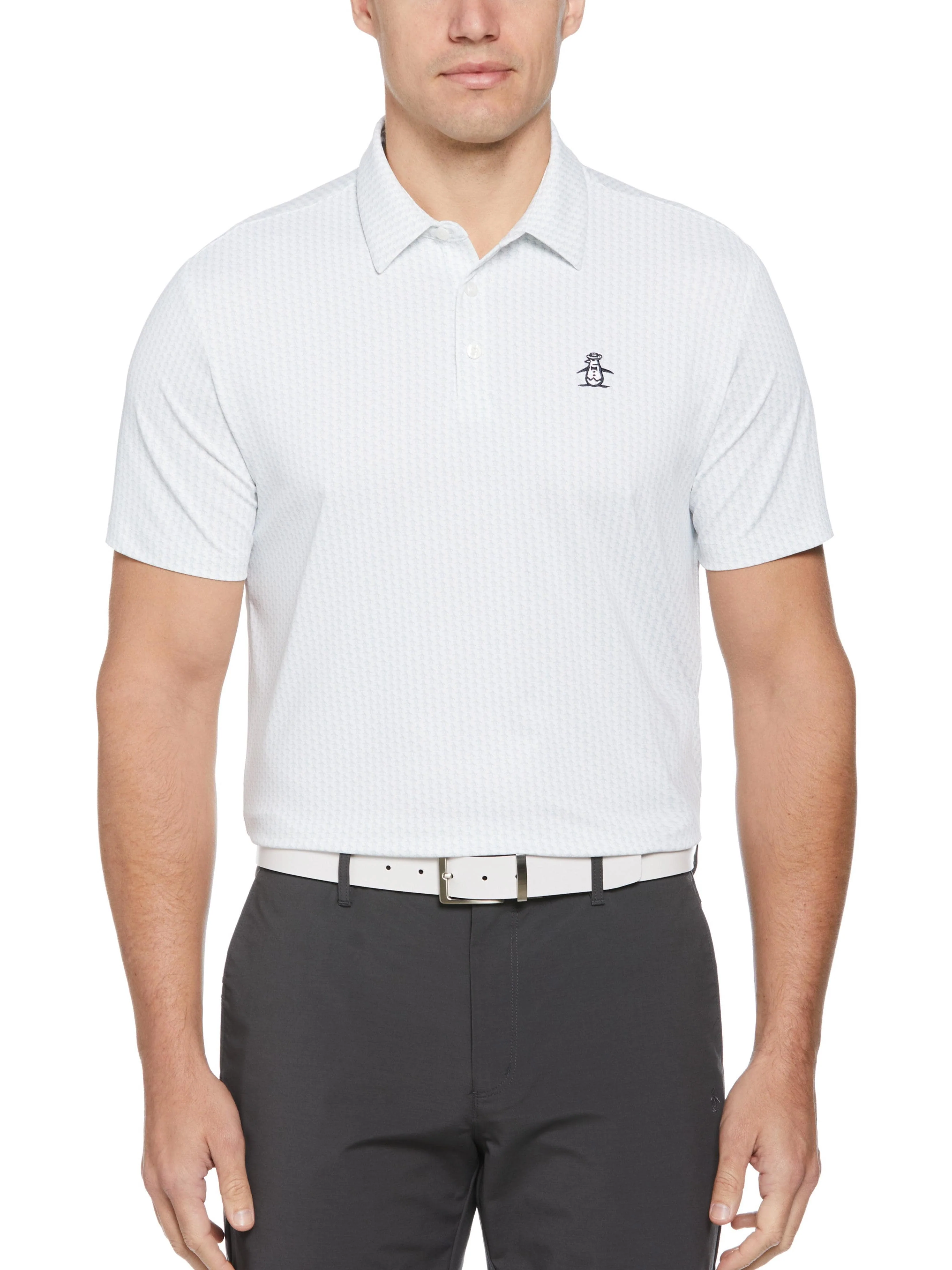 Men's Chi Chi Allover Pete Print Performance Polo