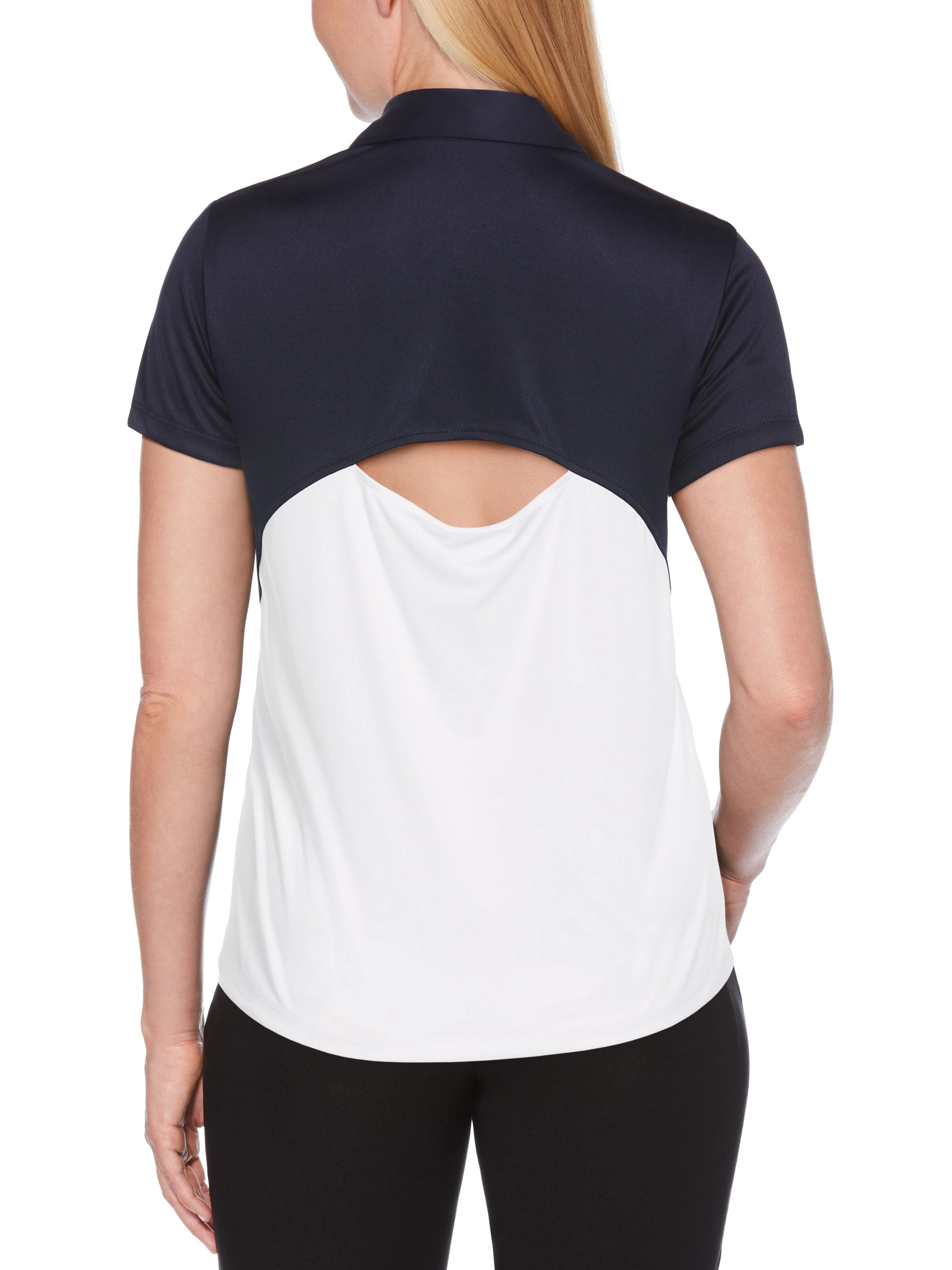 Women's Confetti Block Print Golf Polo - Image 2