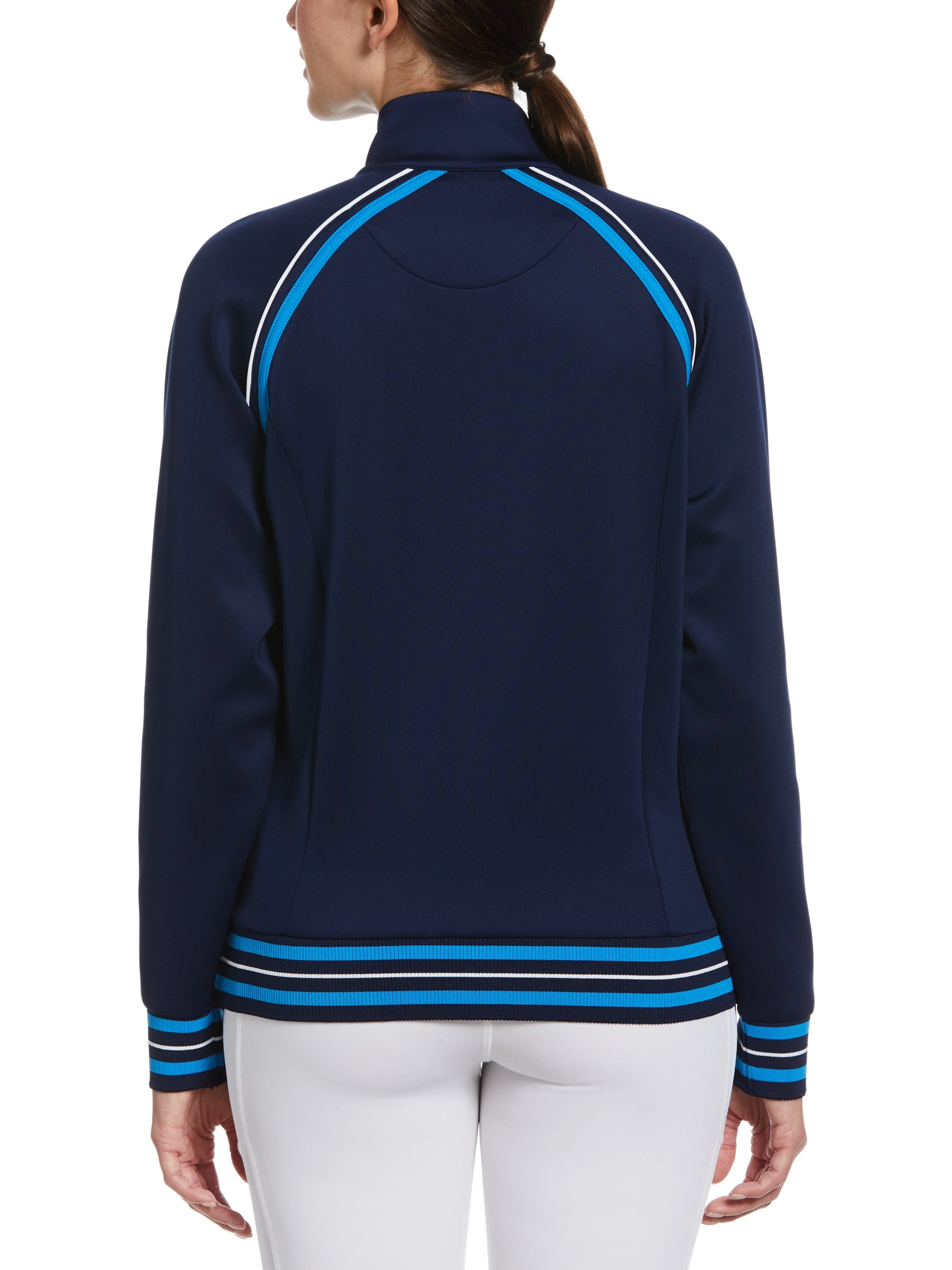 Women's Contrast Piping Track Jacket - Image 2