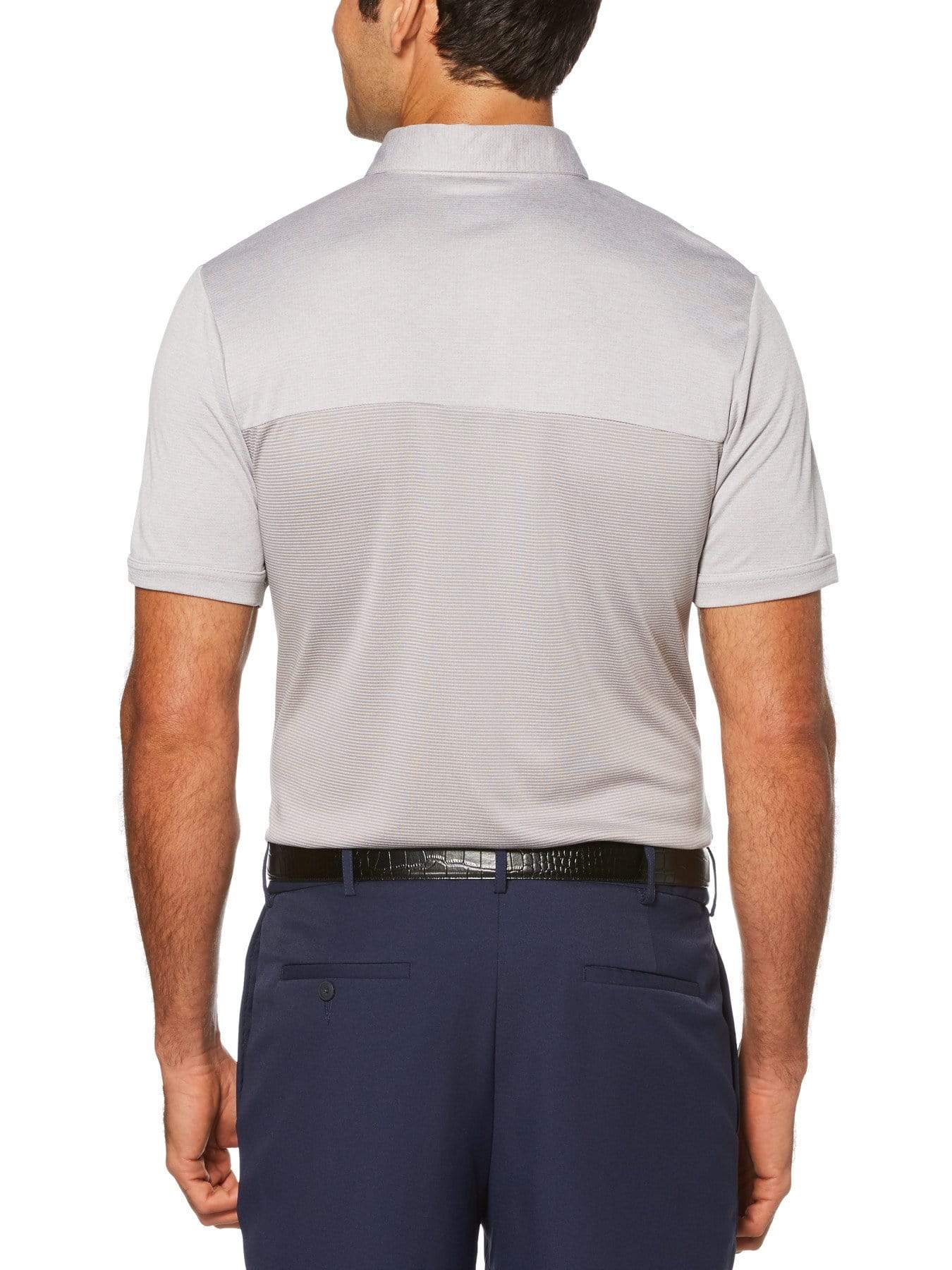 Men's End on End Air Texturized Yarn Short Sleeve Polo - Image 2