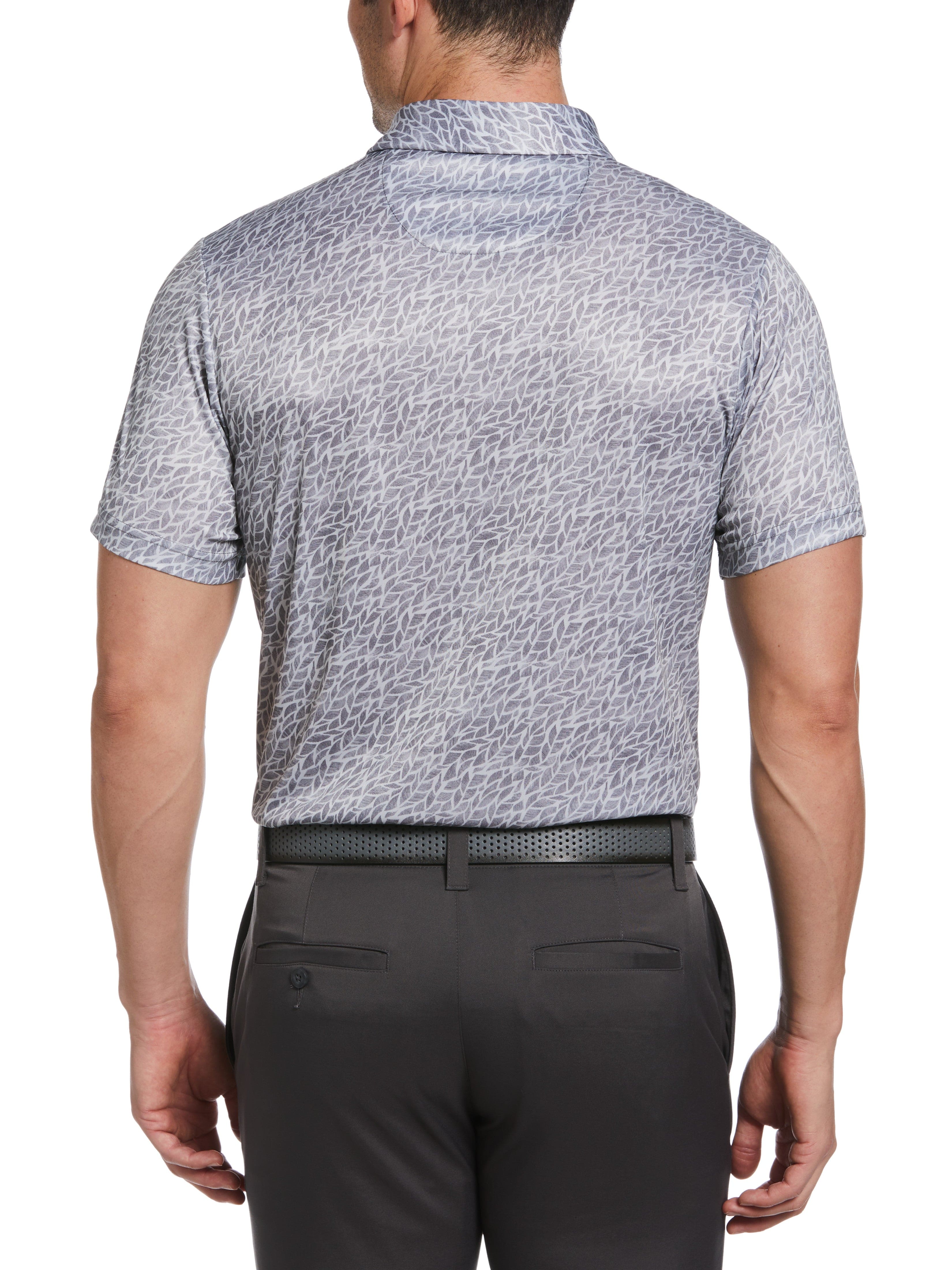 Men's Etched Print Golf Polo - Image 2