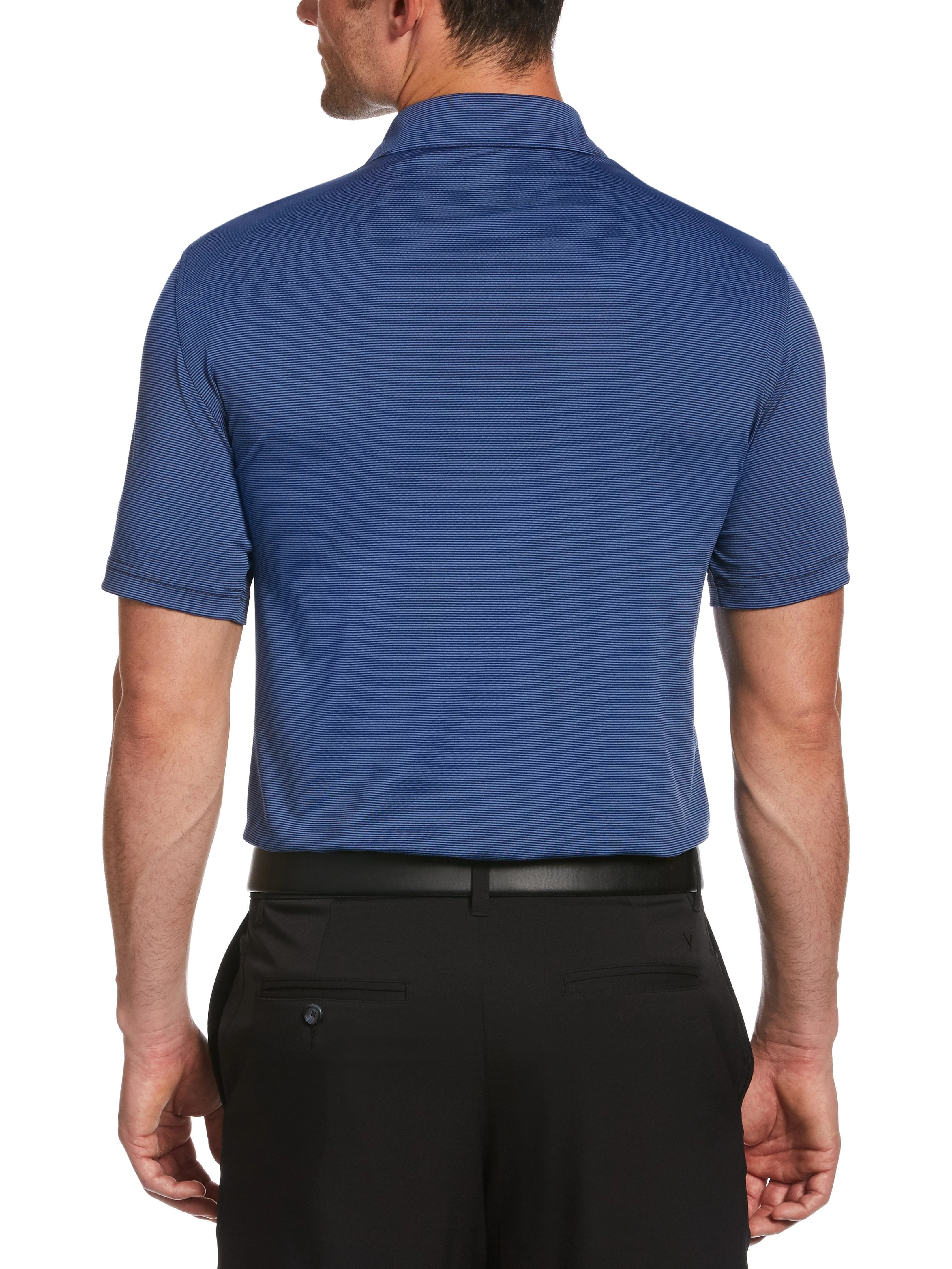 Men's Pro Spin Fine Line Stripe Golf Polo - Image 2