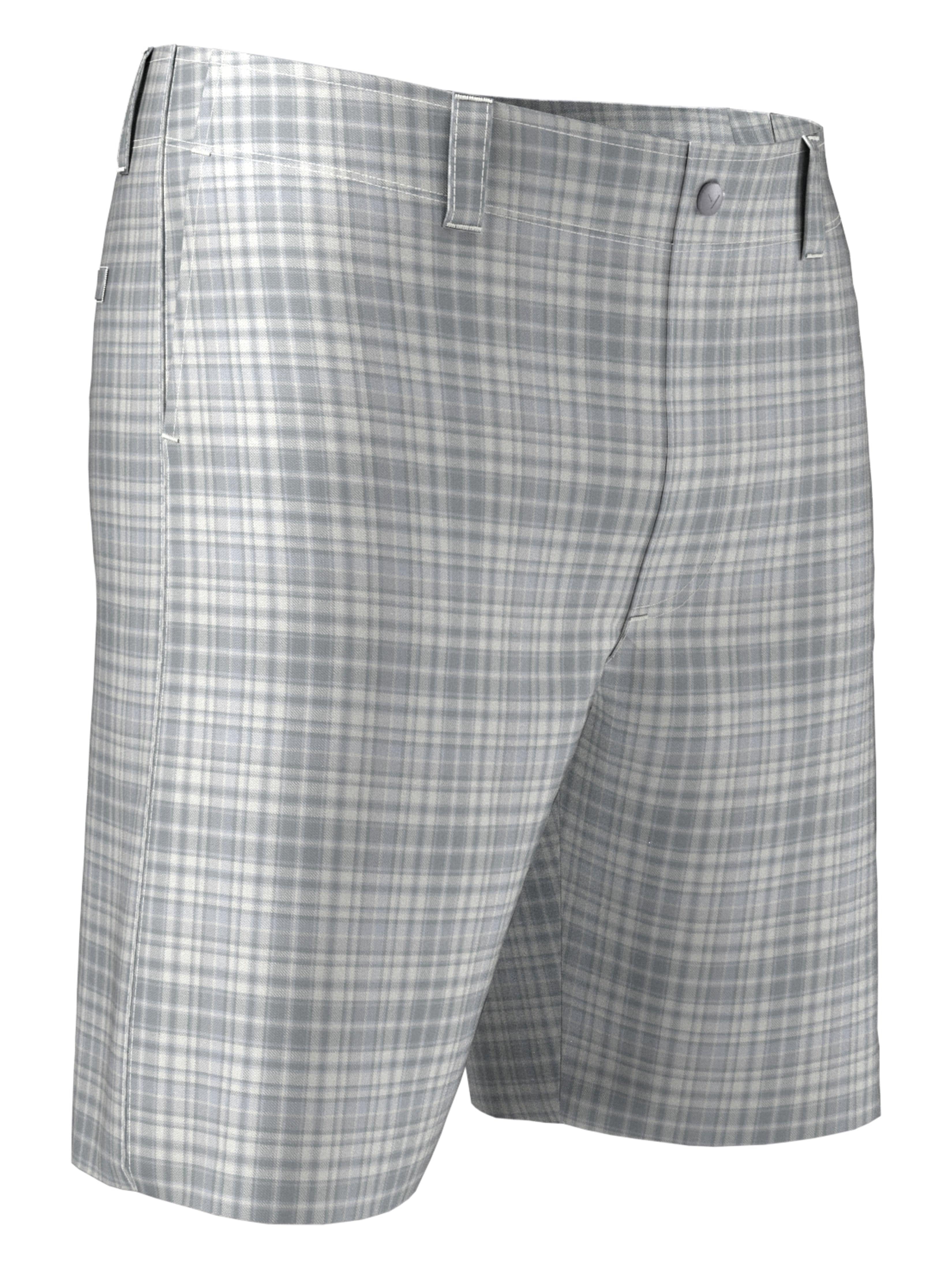 Men's Flat Front Plaid Golf Short - Image 3