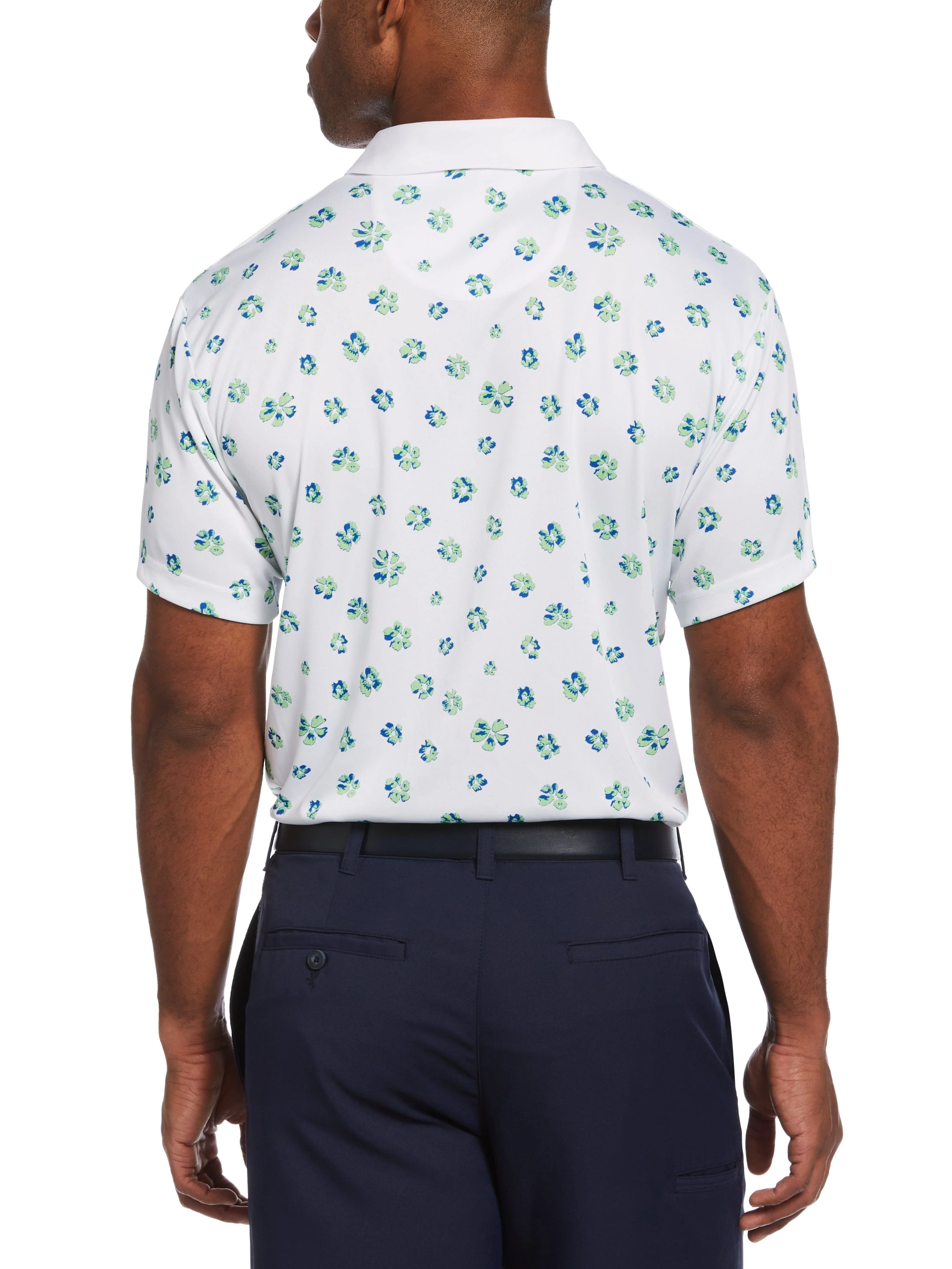 Men's Foliage Printed Golf Polo - Image 2