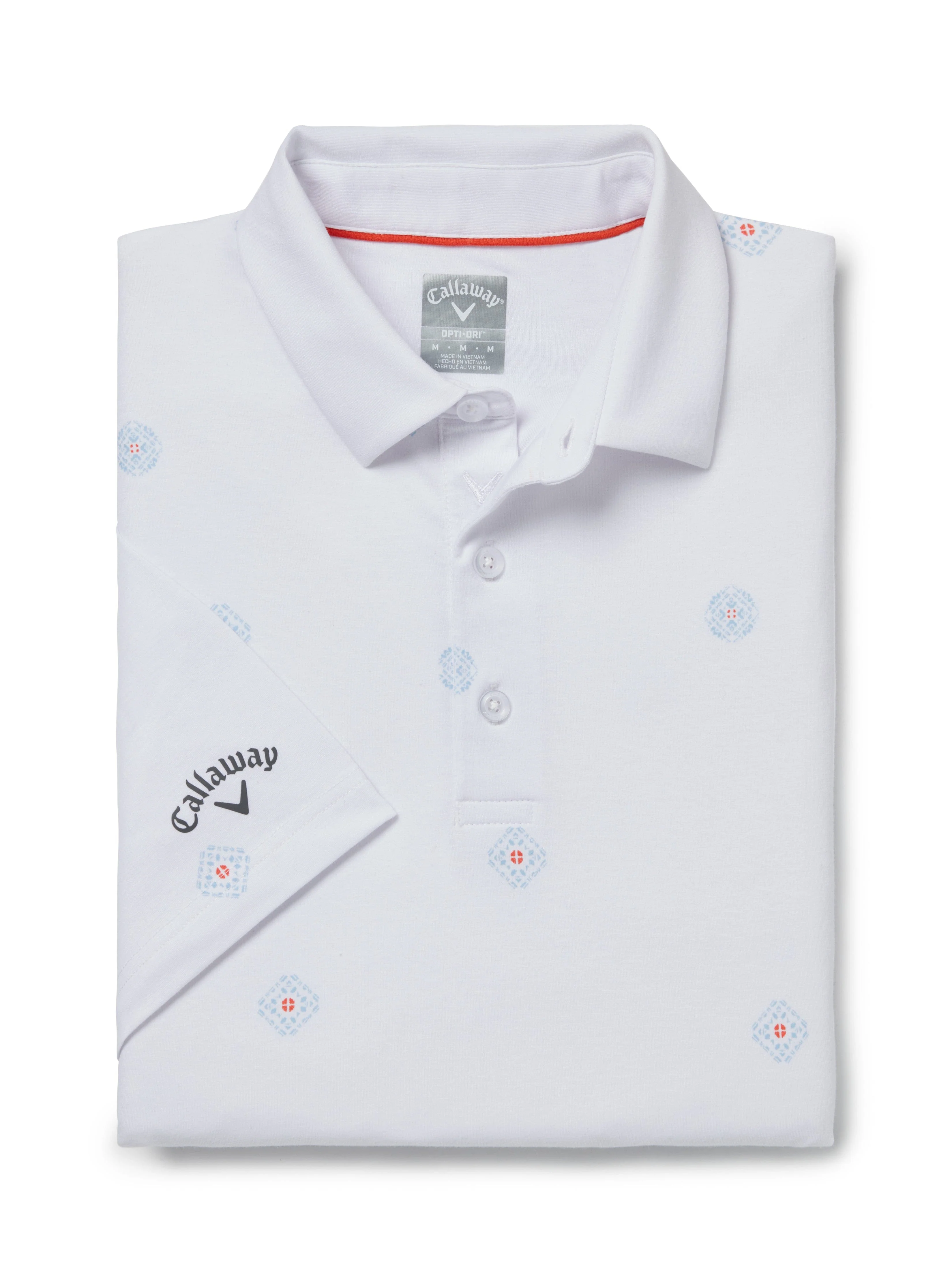 Men's Foulard Print Golf Polo - Image 3