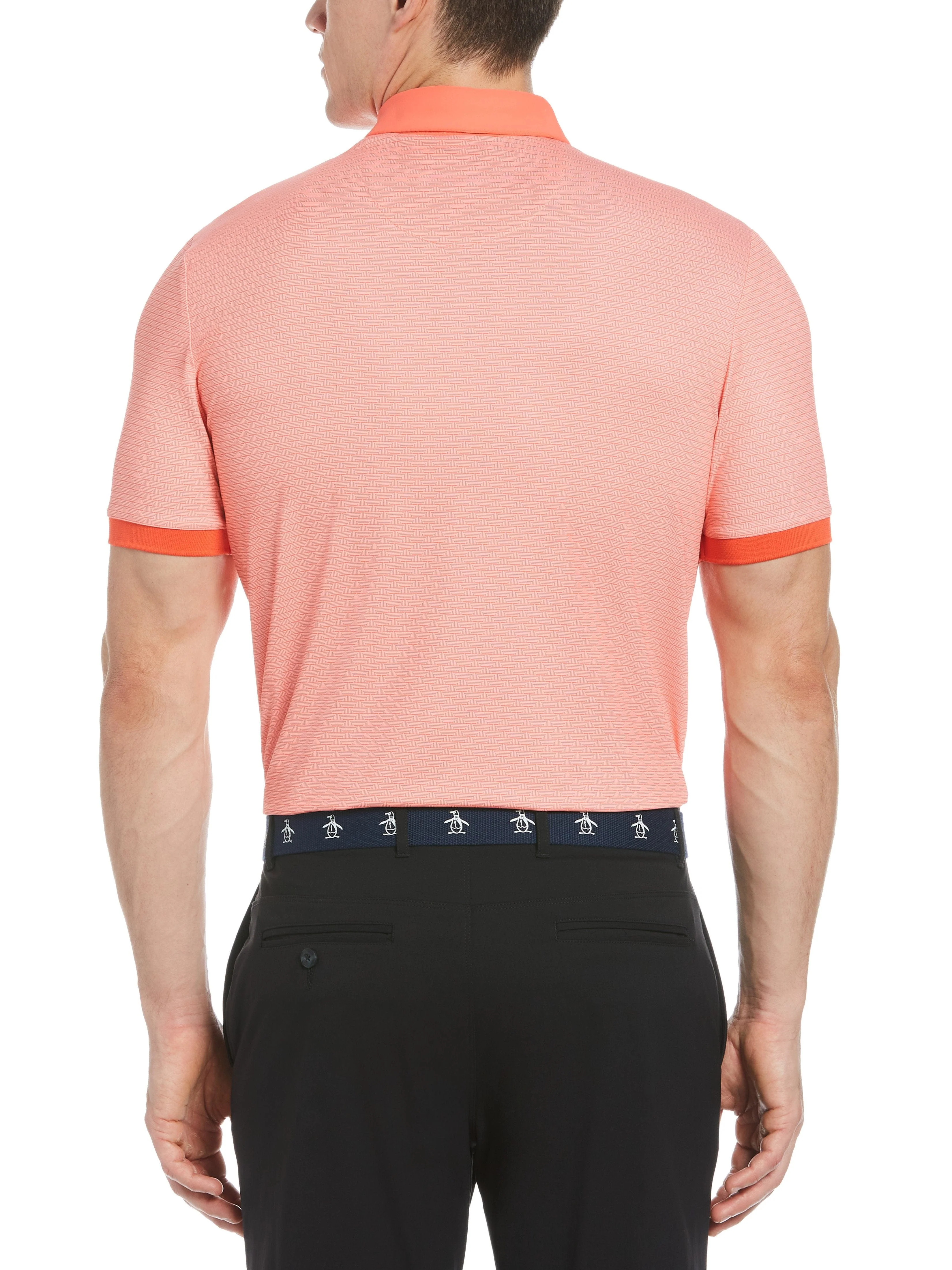 Men's Geo Allover Print Golf Polo - Image 2