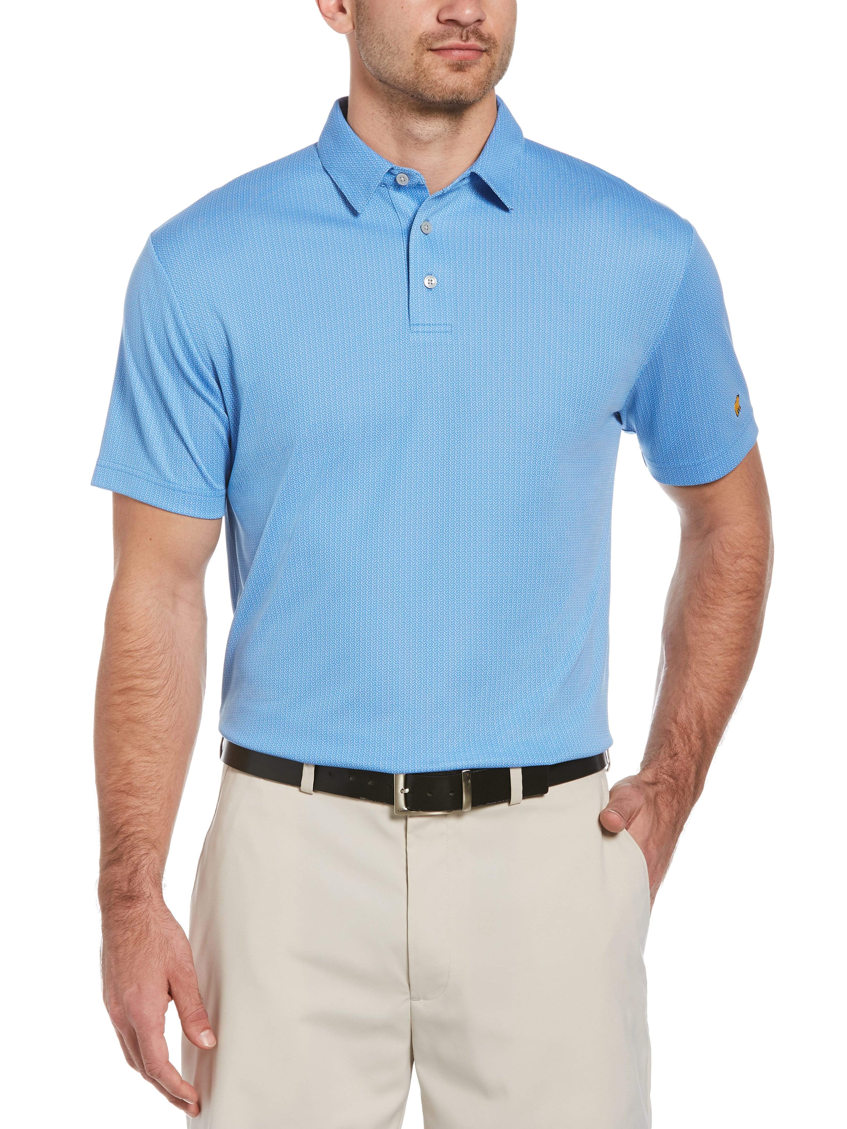 Men's Geo Jacquard Golf Polo