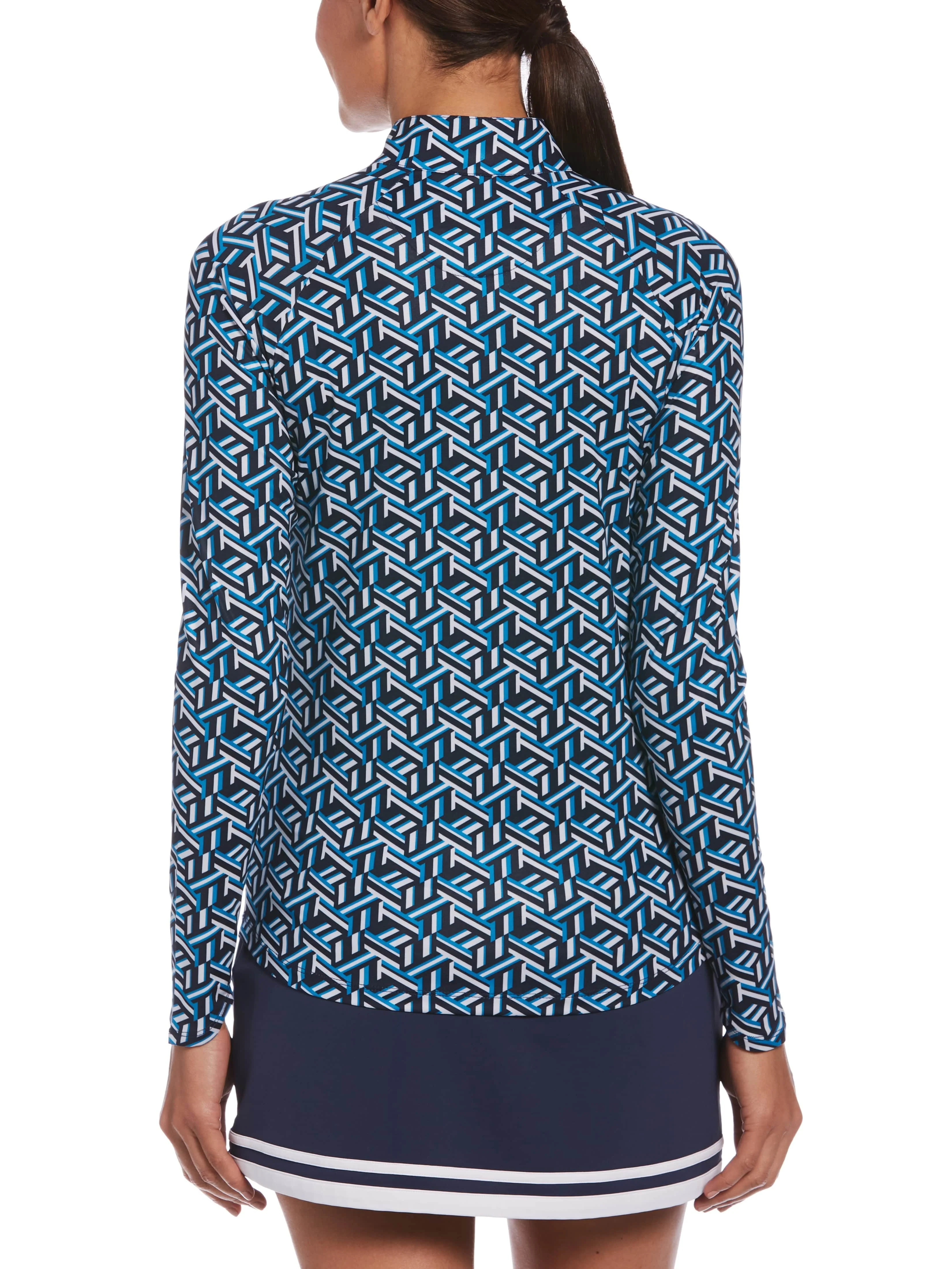 Women's Geo Printed Sun Protection - Image 2