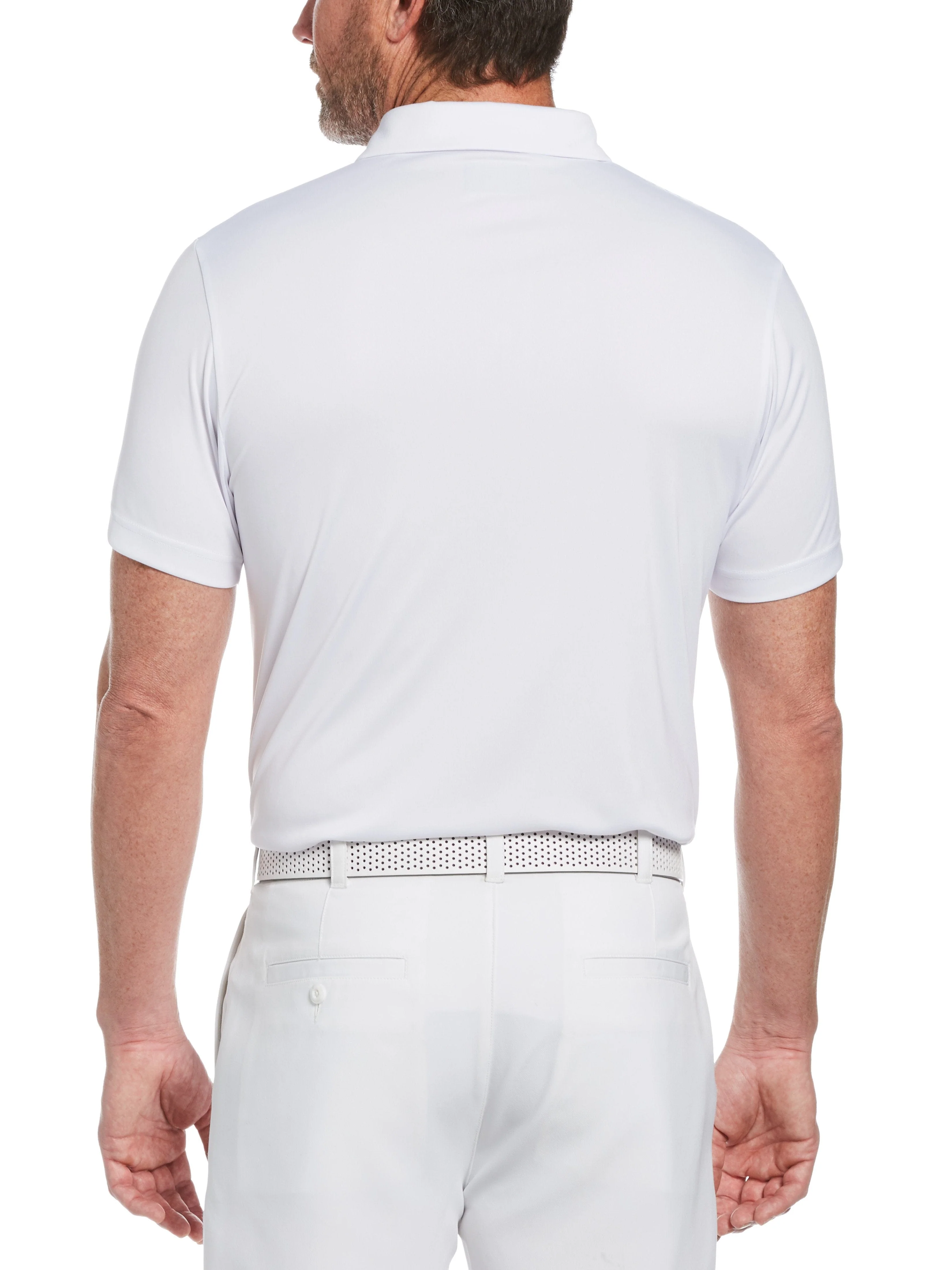 Men's Golf Linear Scenic Print Golf Polo - Image 2