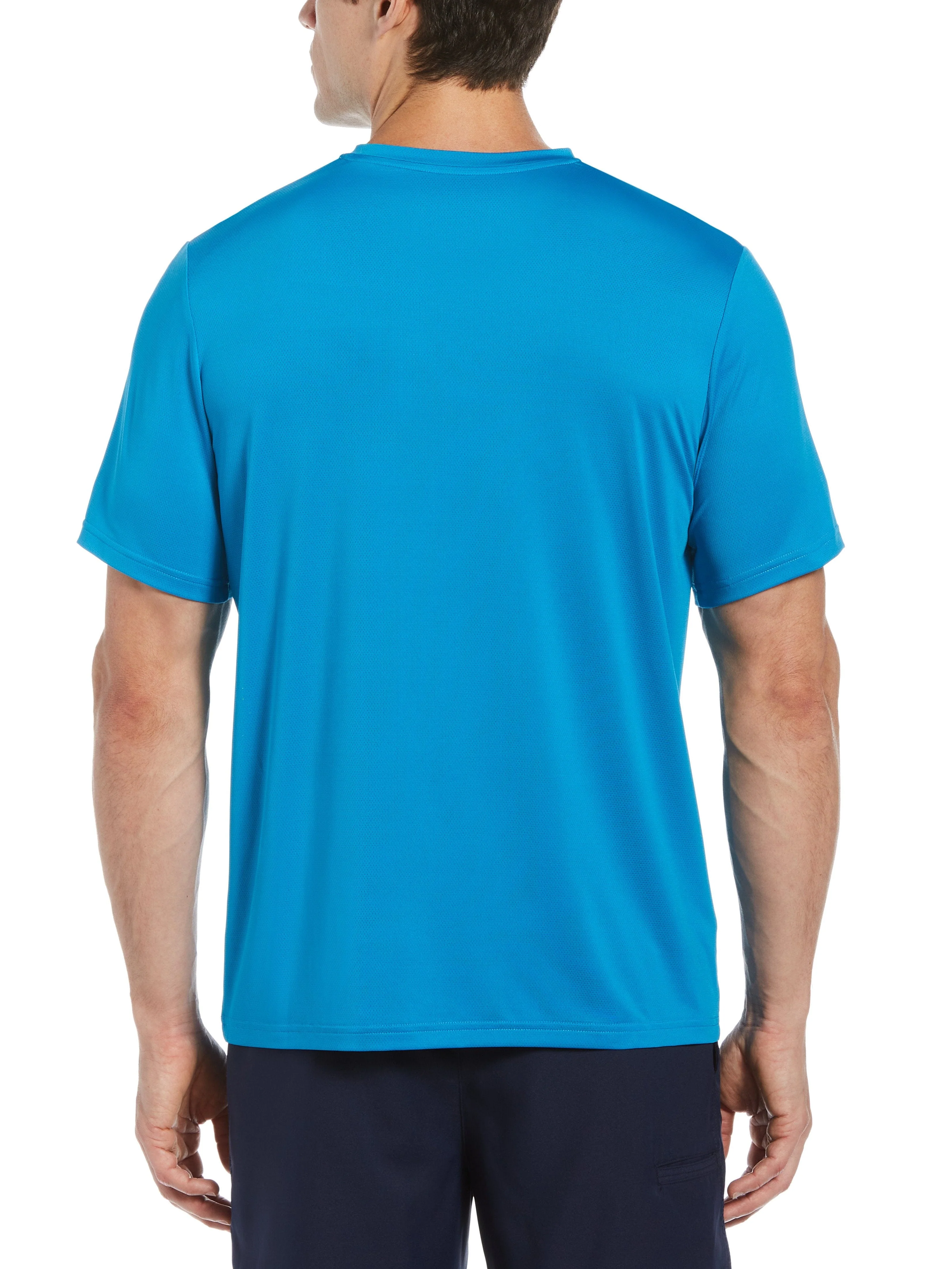 Men's Gradient Multi Chest Print Tennis Tee - Image 2