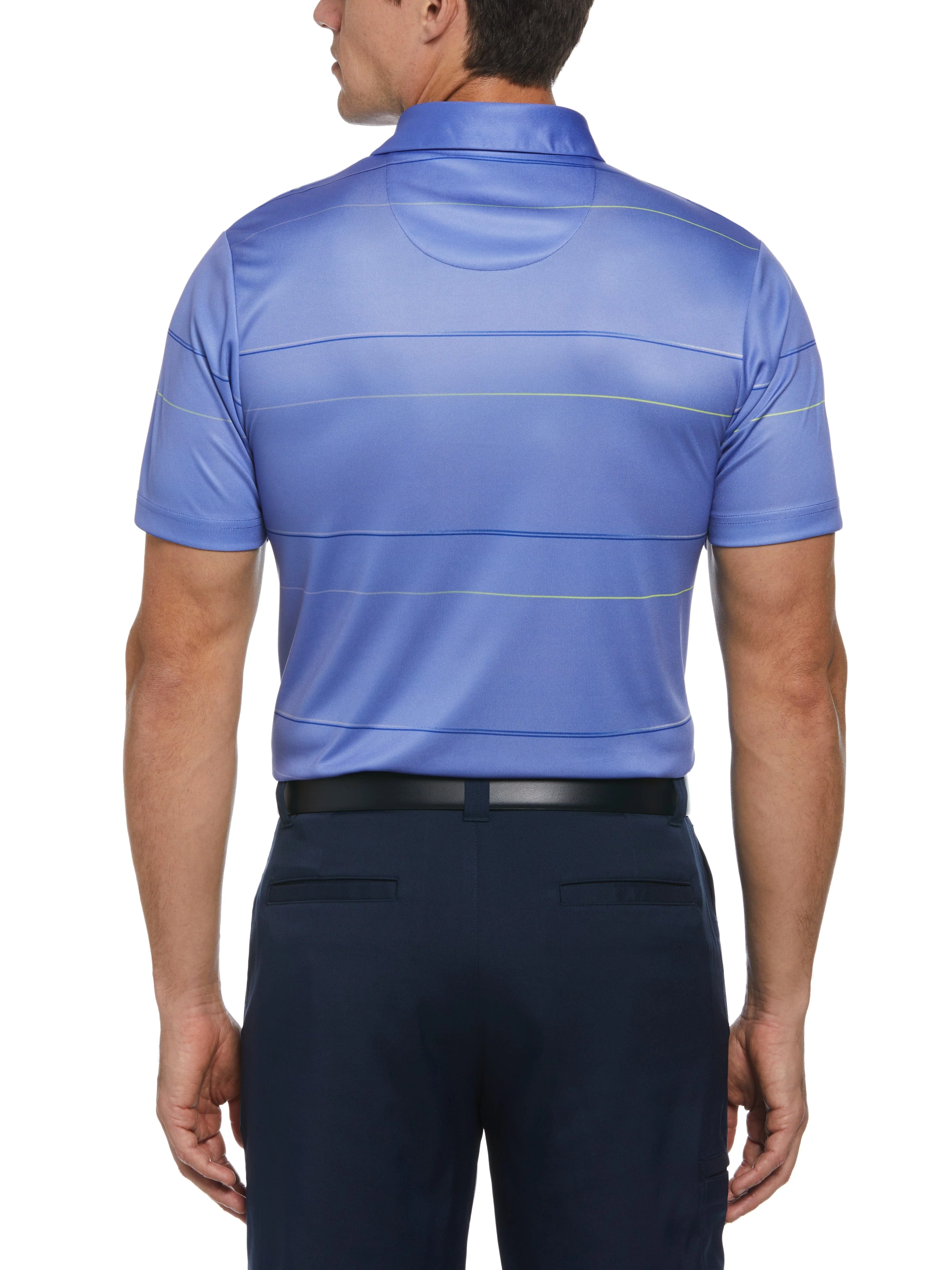 Men's Gradient Stripe Golf Polo - Image 2