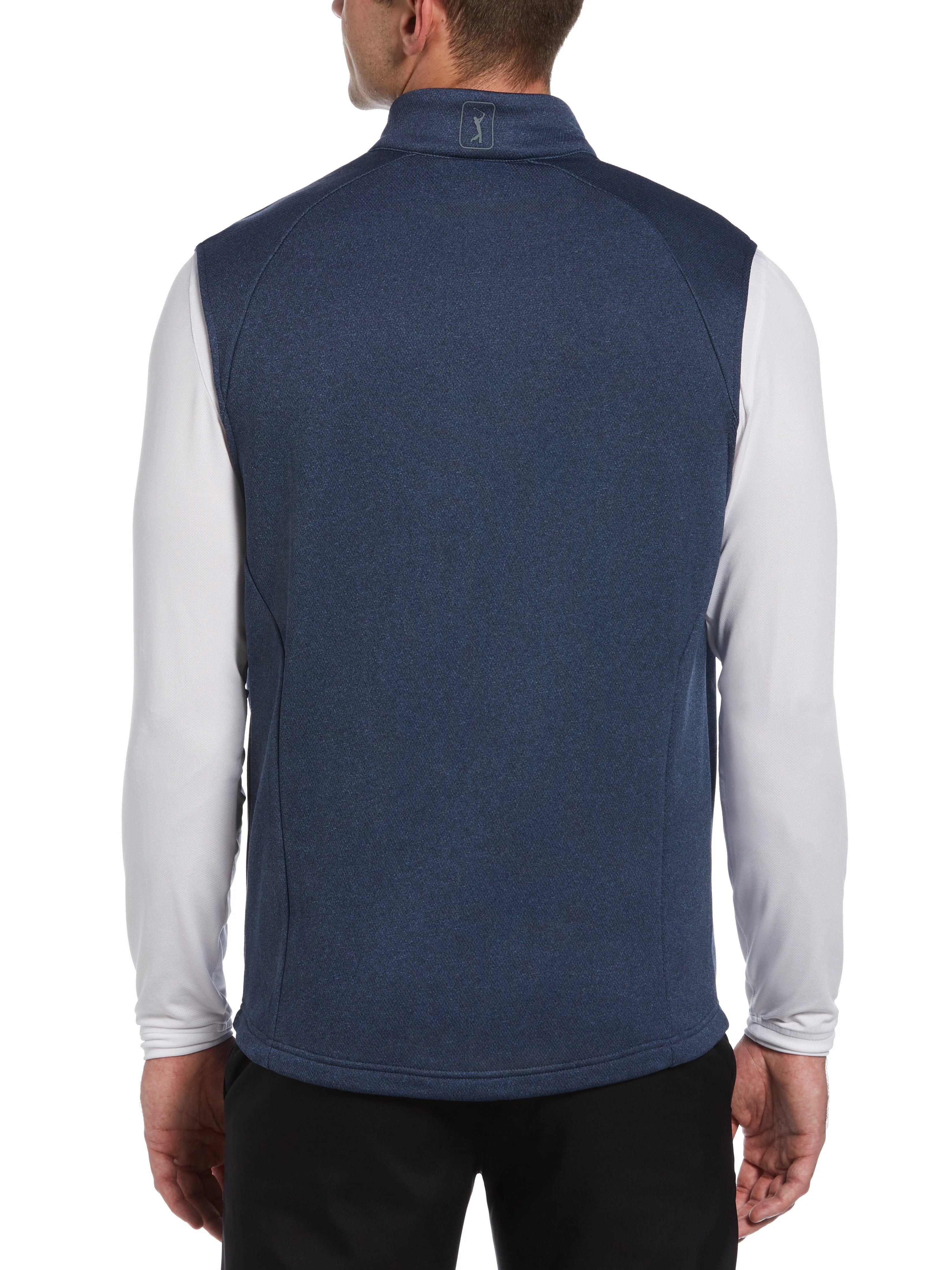 Men's Hybrid Performance Puffer Golf Vest - Image 2