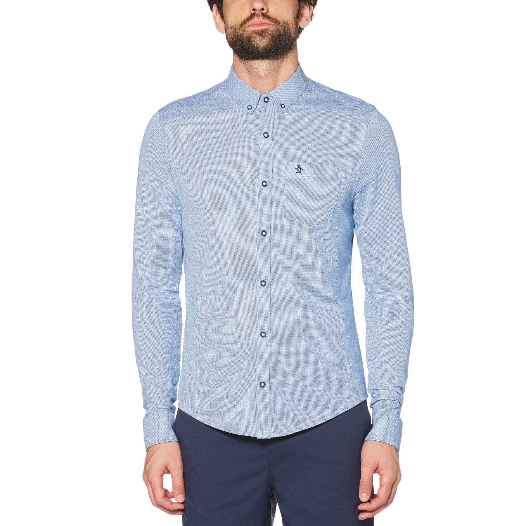 Men's Jacquard Shirt Polo - Image 3