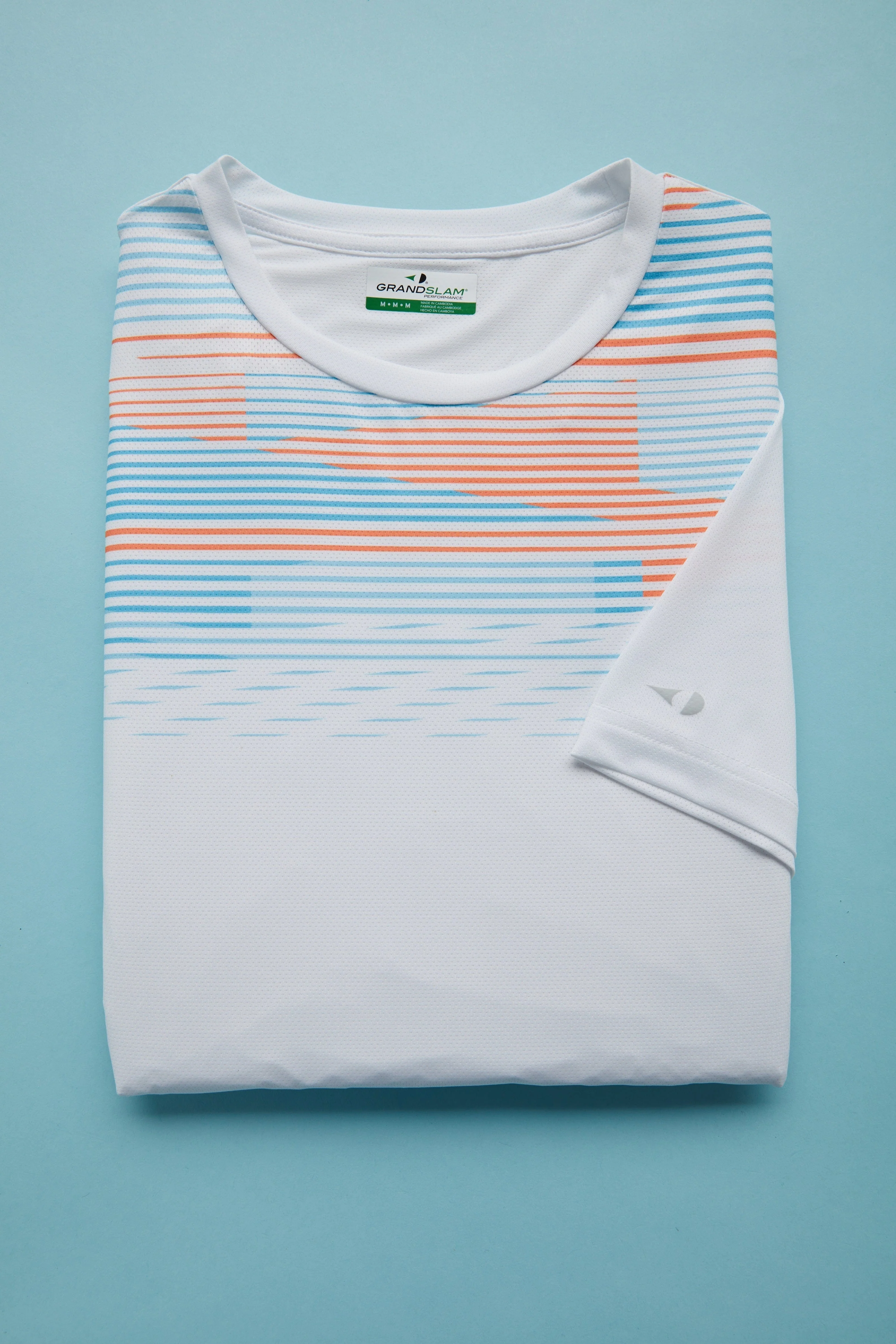 Men's Linear Chest Printed Tennis Tee - Image 3