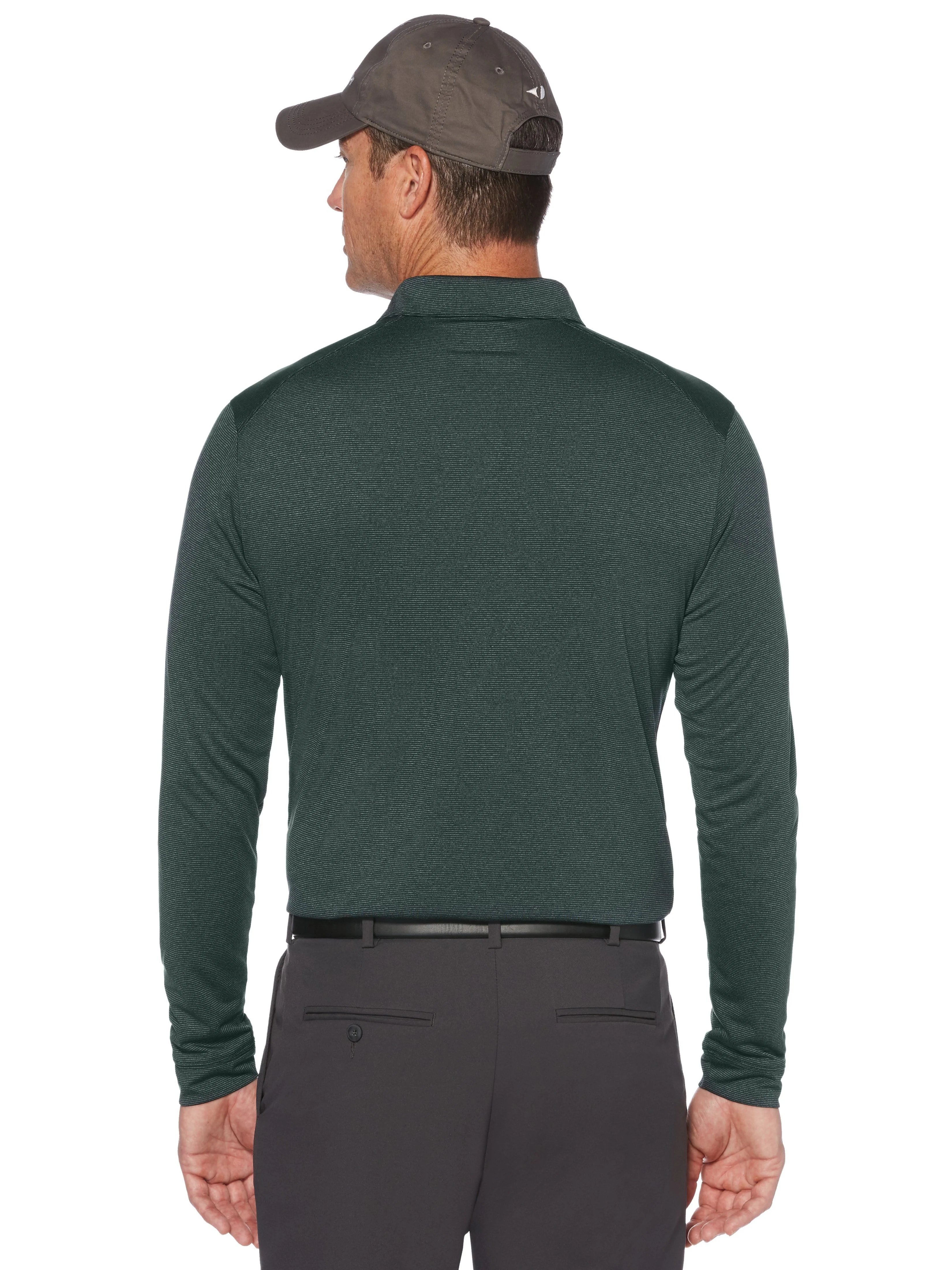 Men's Long Sleeve Knit Polo - Image 2
