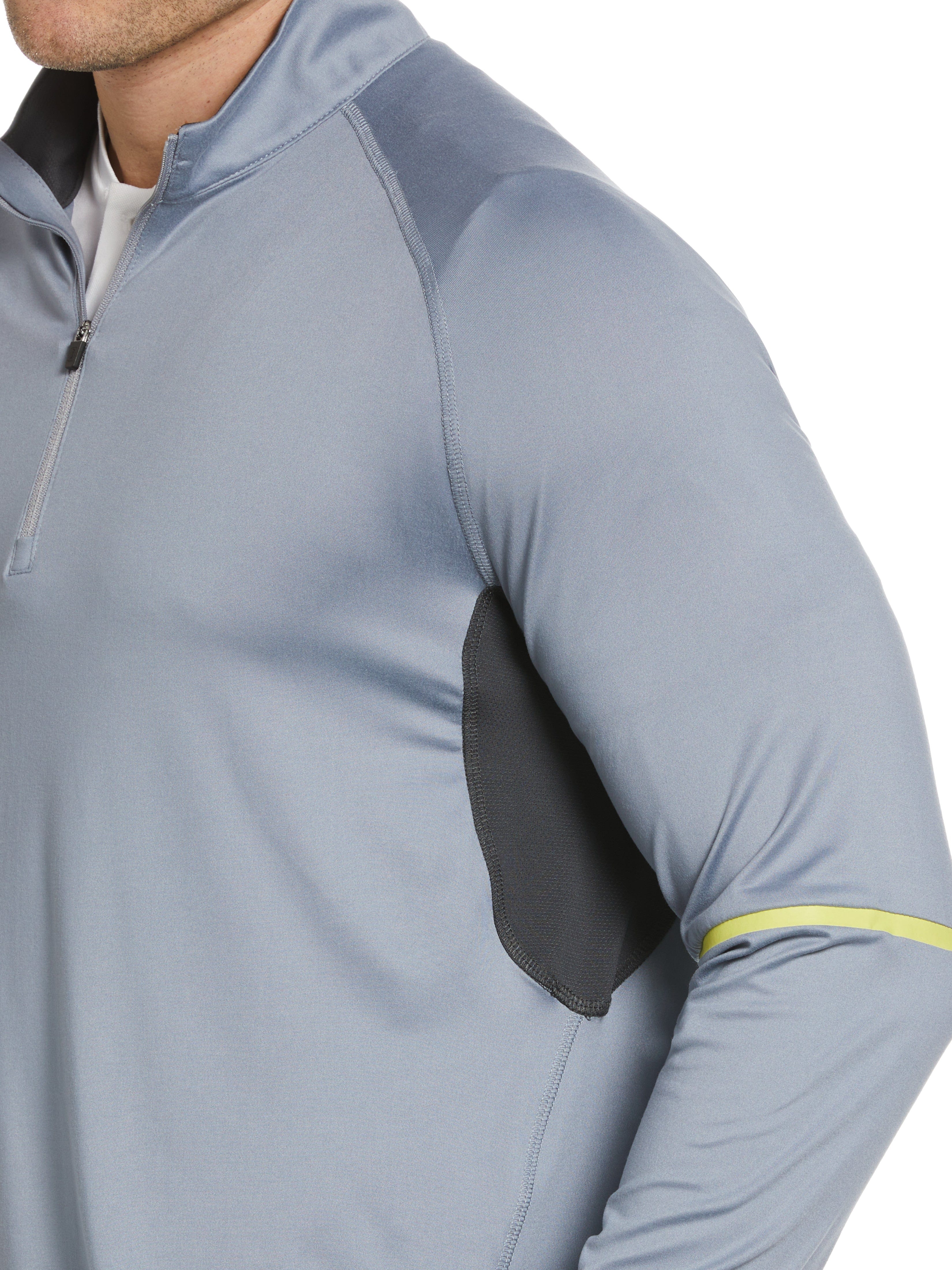 Men's Sun Protection Quarter Zip Golf Shirt - Image 3