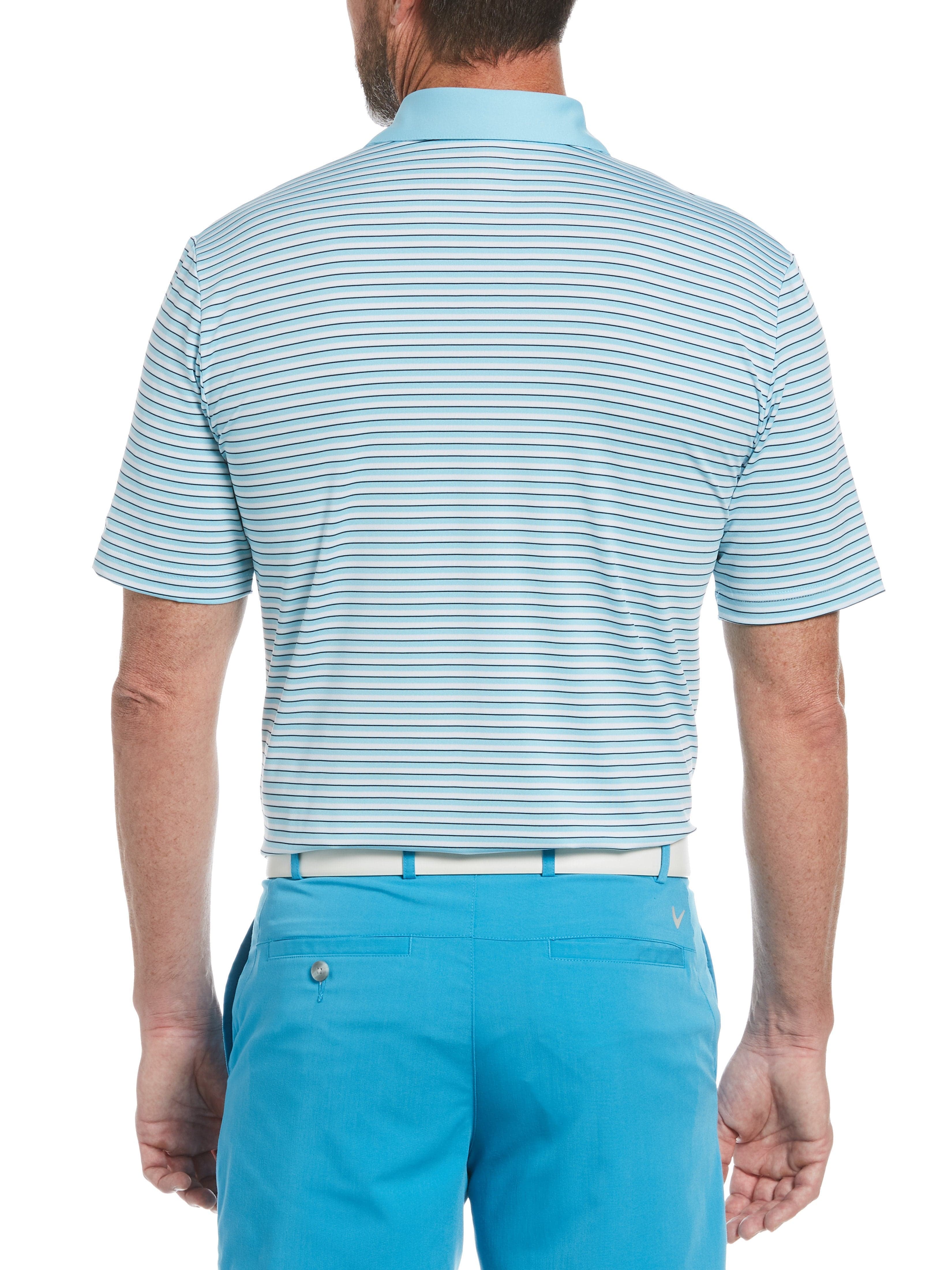 Men's 3-Color Stripe Polo - Image 2