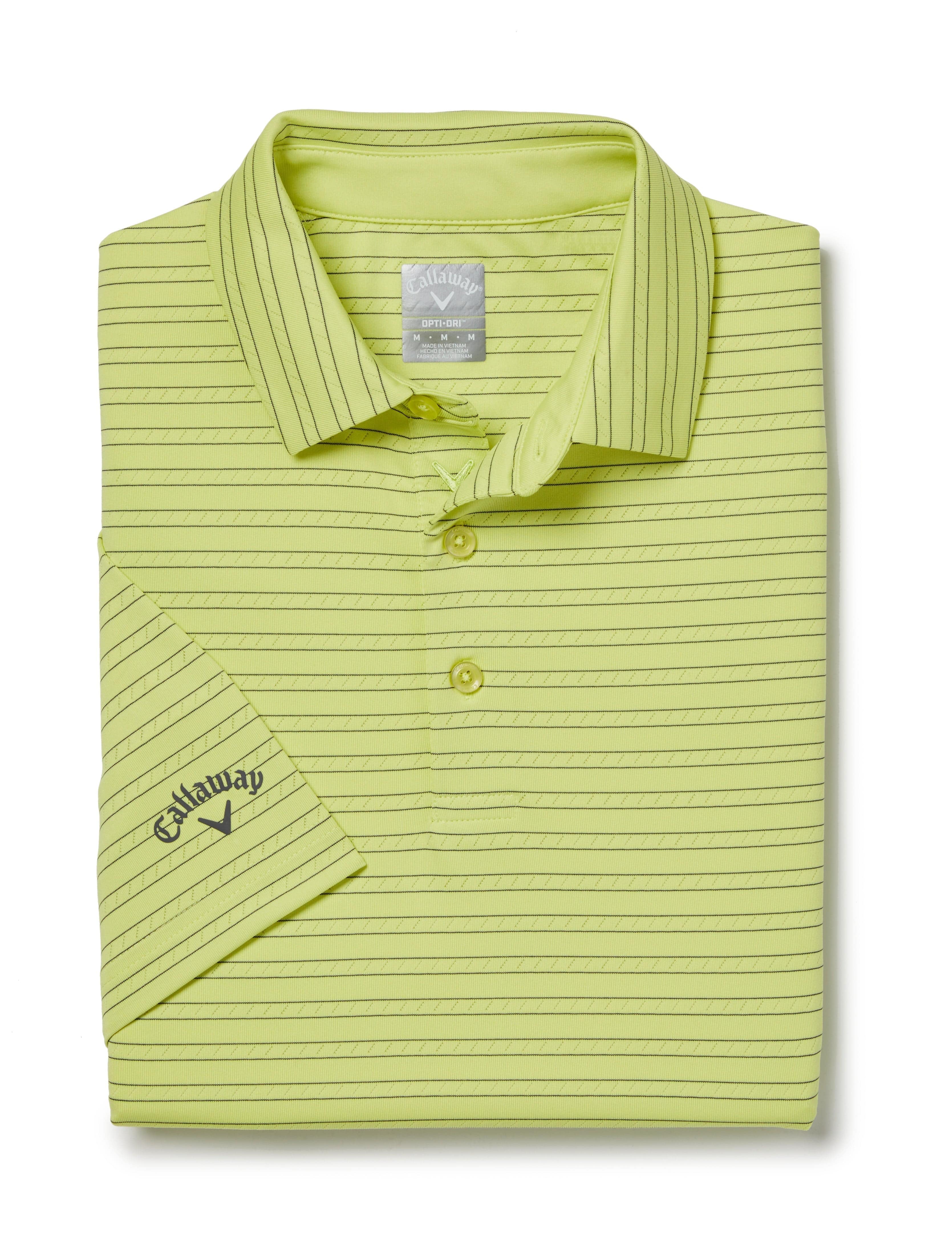 Men's Fine Line Ventilated Stripe Golf Polo - Image 3