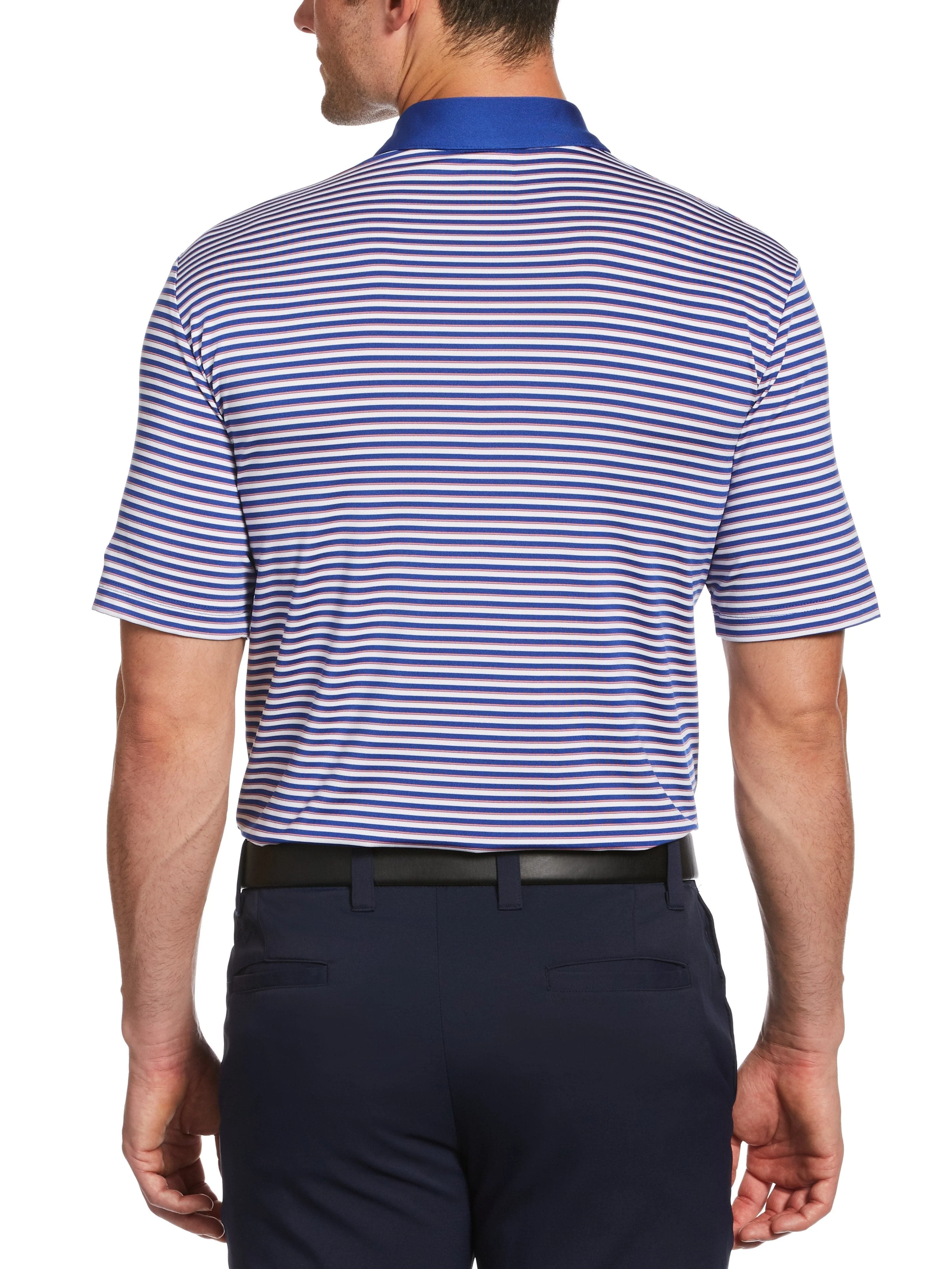 Men's 3-Color Stripe Polo - Image 2