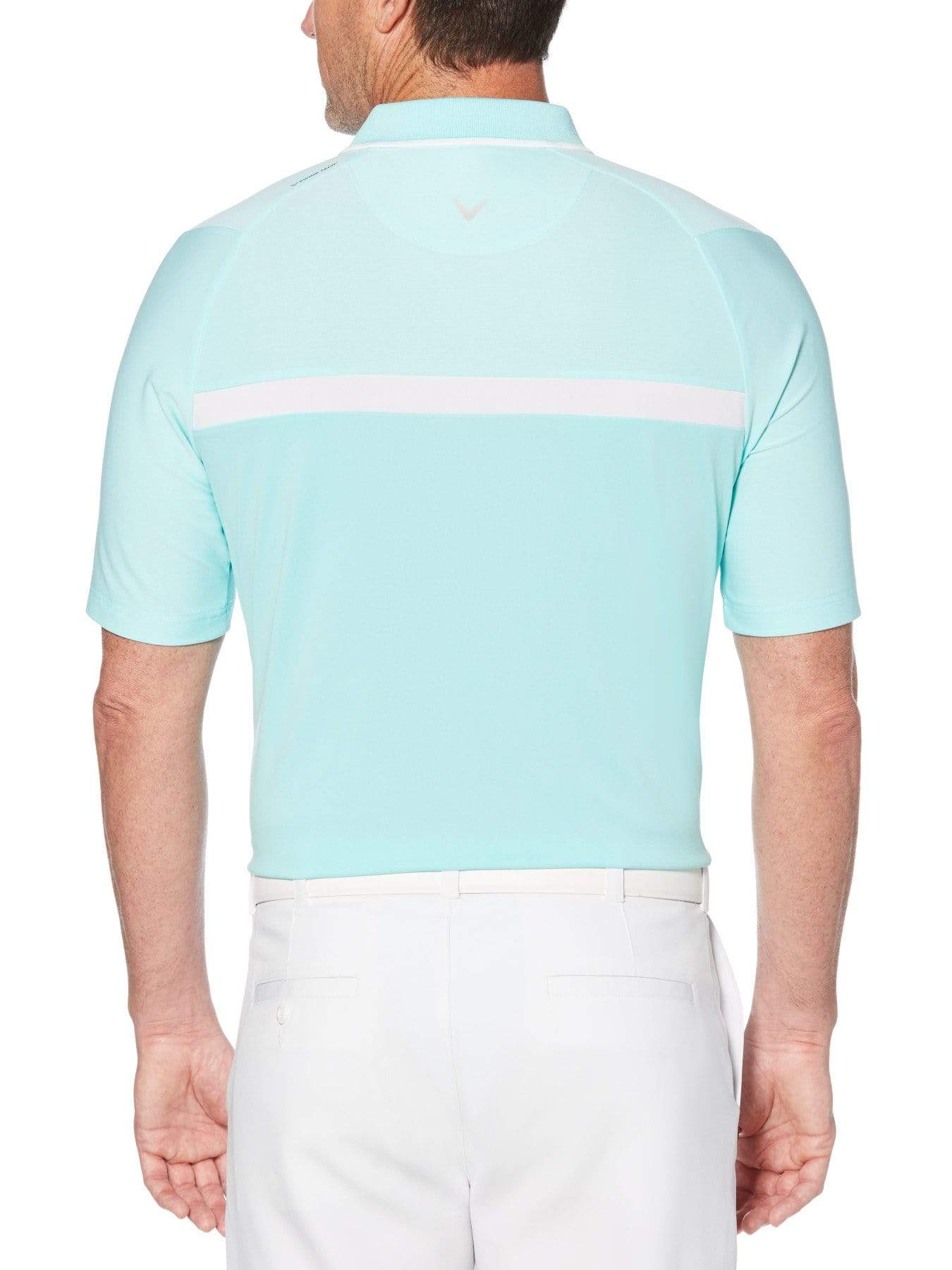 Men's Swing Tech Fine Line Color Block Golf Polo - Image 2