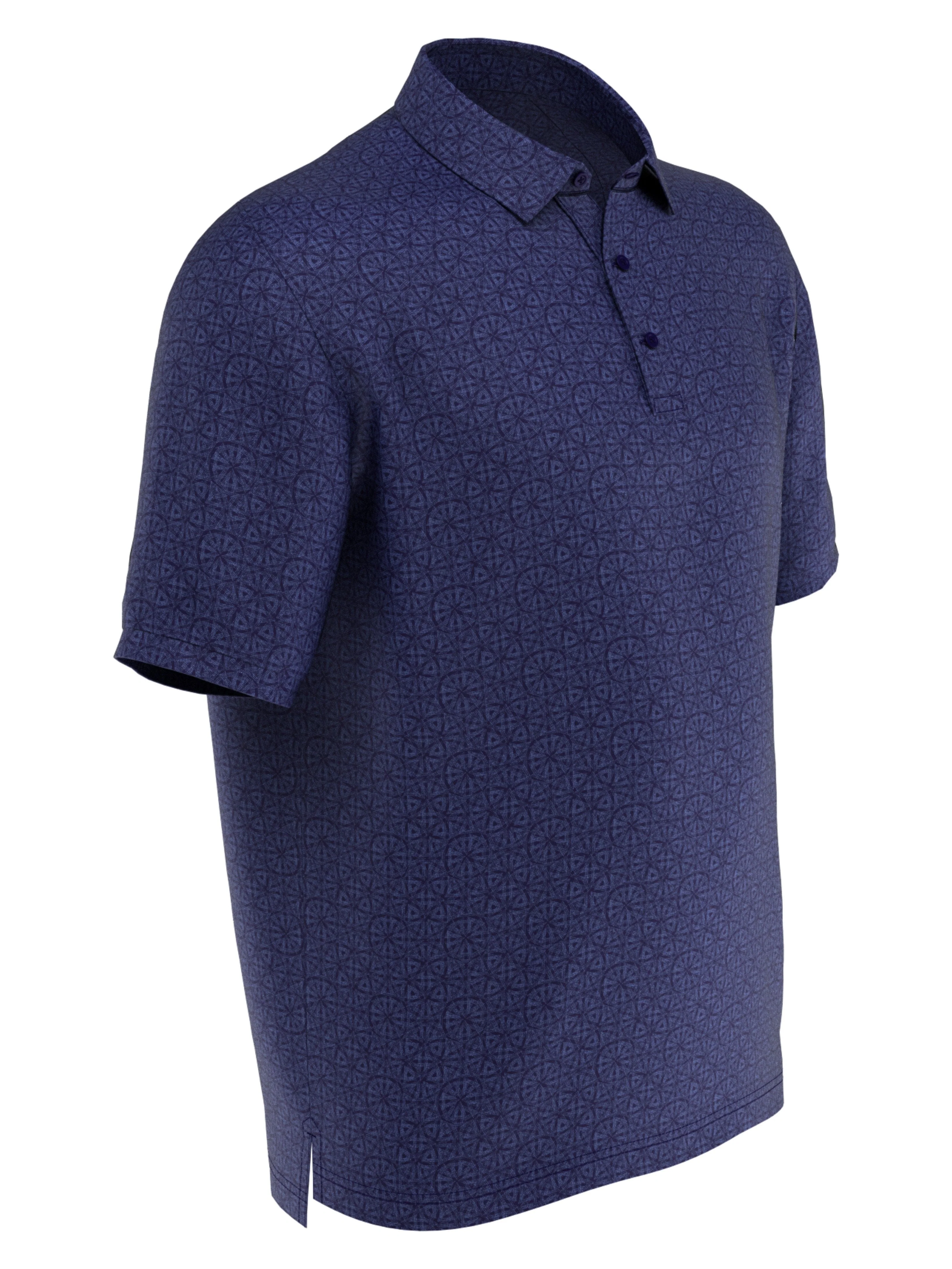Men's Swing Tech™ Stitched Chevron Geo Print Polo - Image 3
