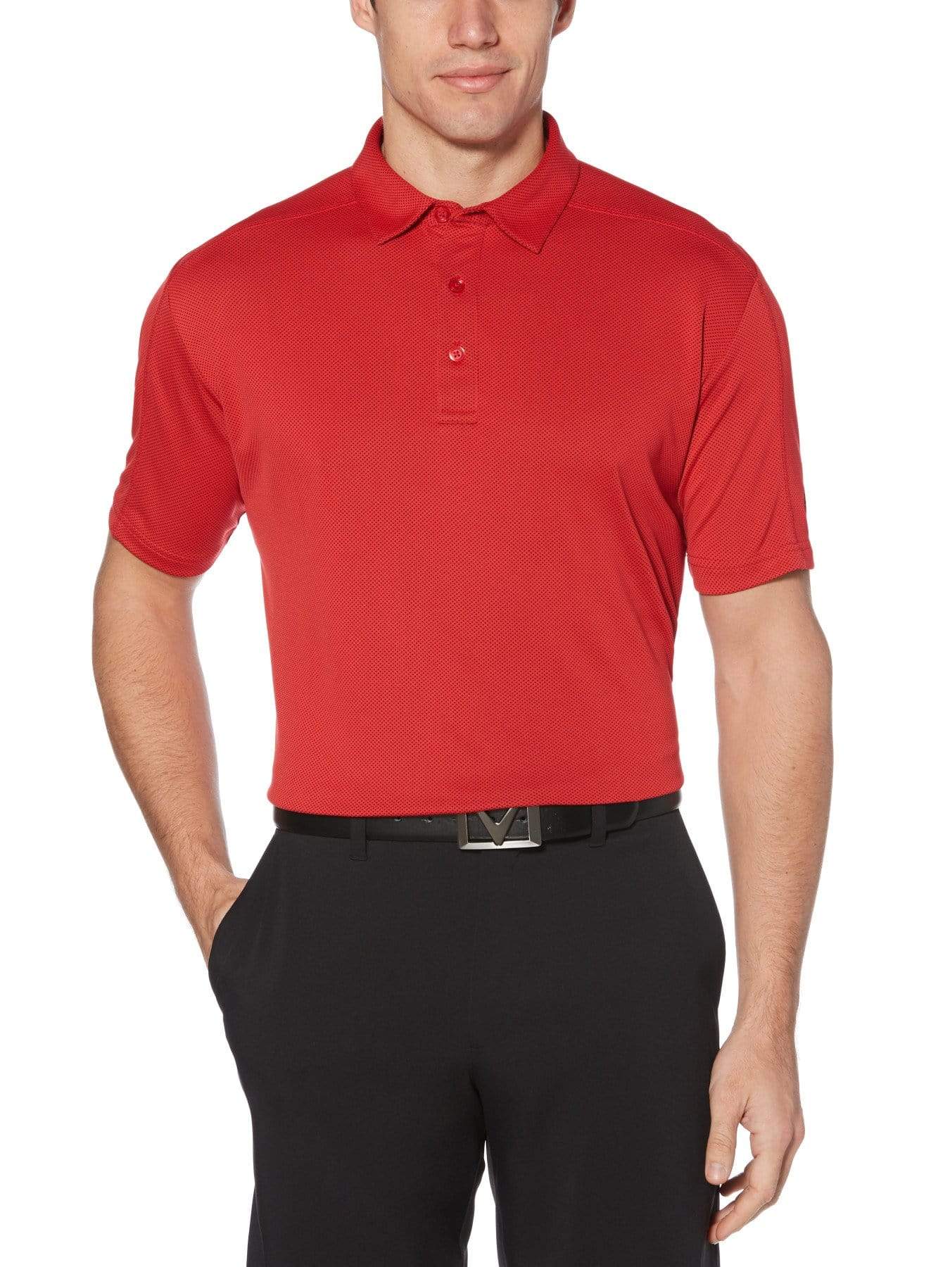 Men's Swing Tech™ Two Color Jacquard Polo