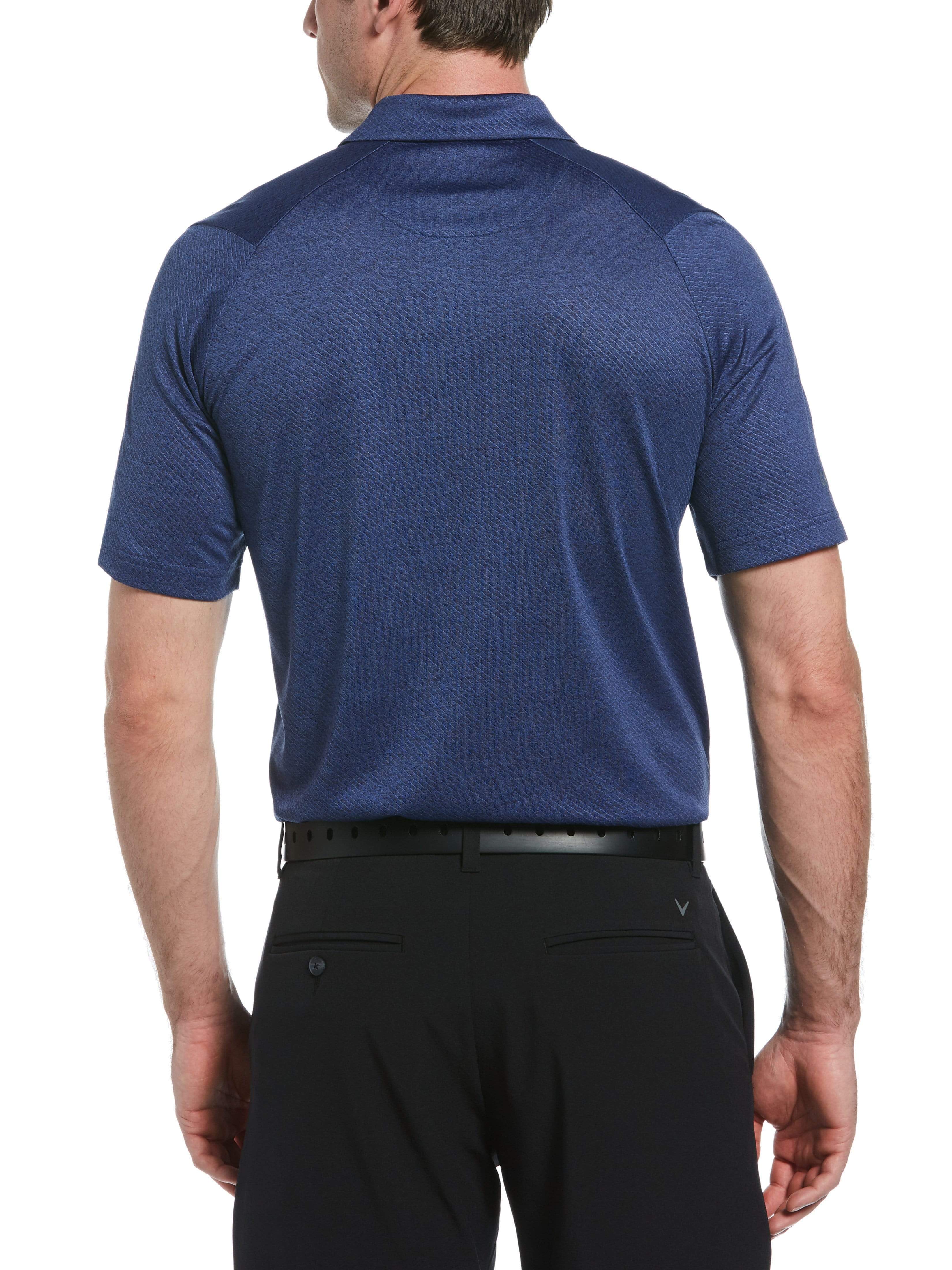 Men's Swing Tech™ Ventilated Heather Jacquard Golf Polo - Image 2