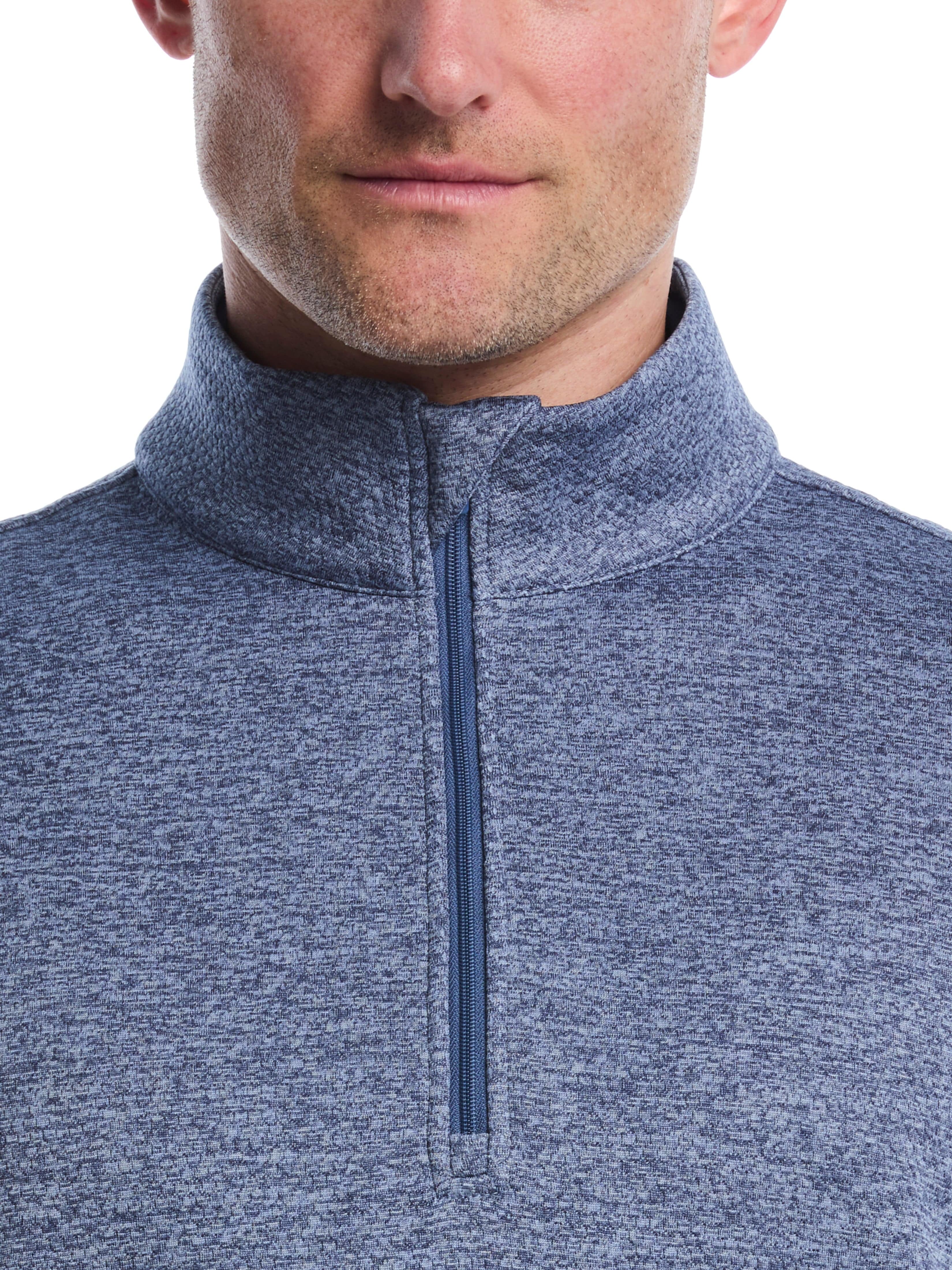 Men's Mini Argyle Quilted Quarter Zip - Image 3
