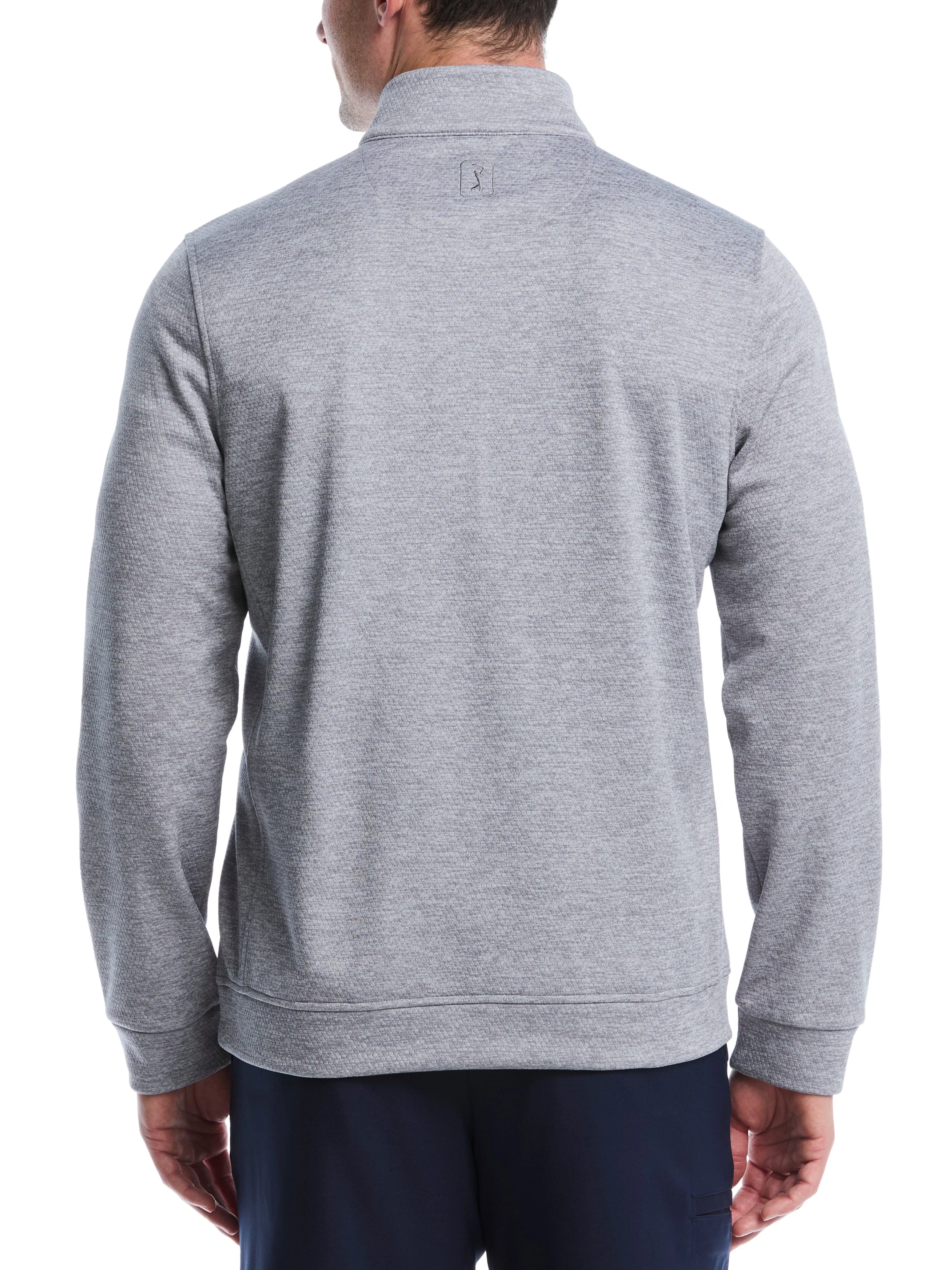 Men's Mini Argyle Quilted Quarter Zip - Image 2