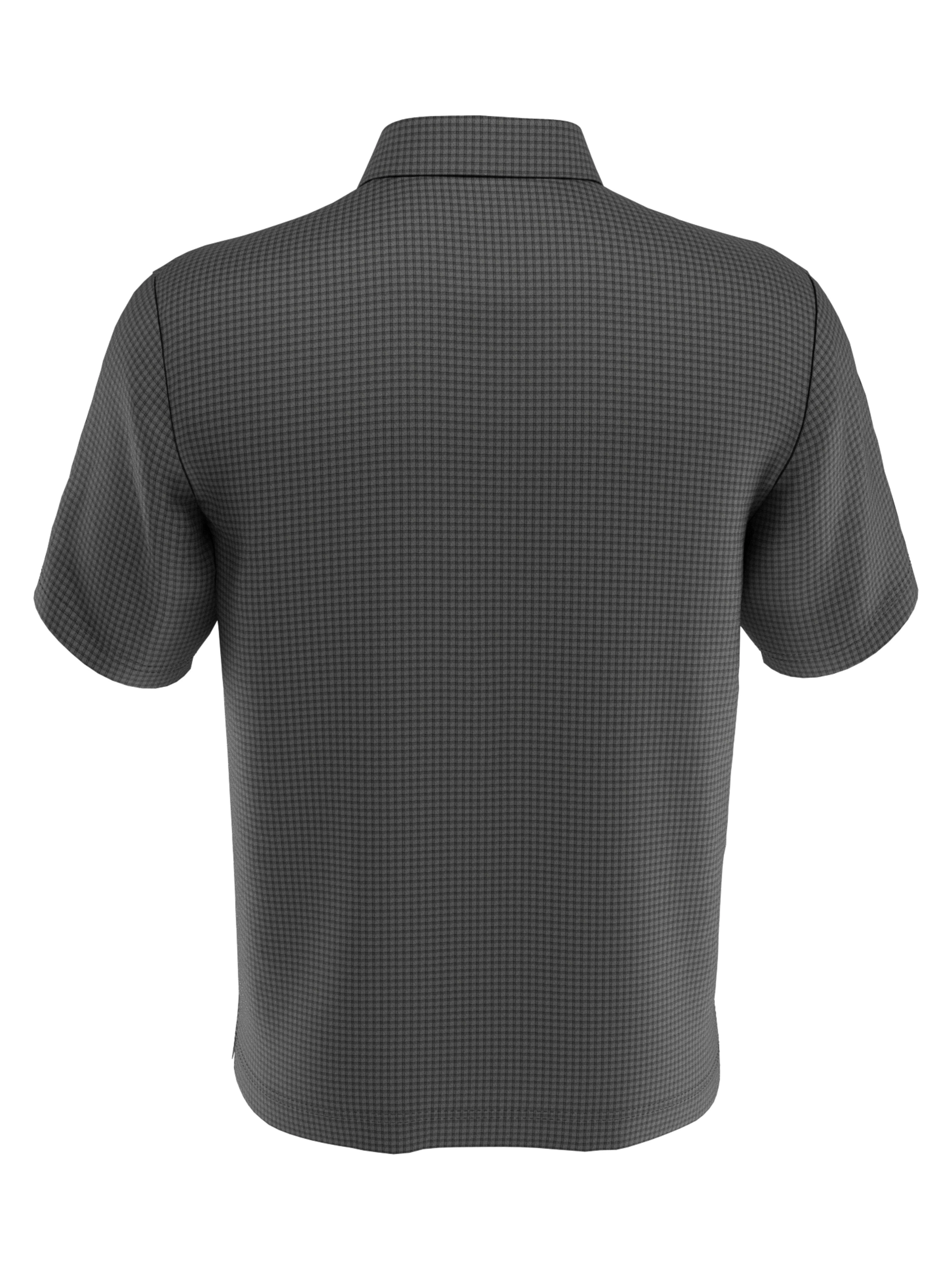 Men's Mini Windowpane Heathered Golf Polo - Image 2