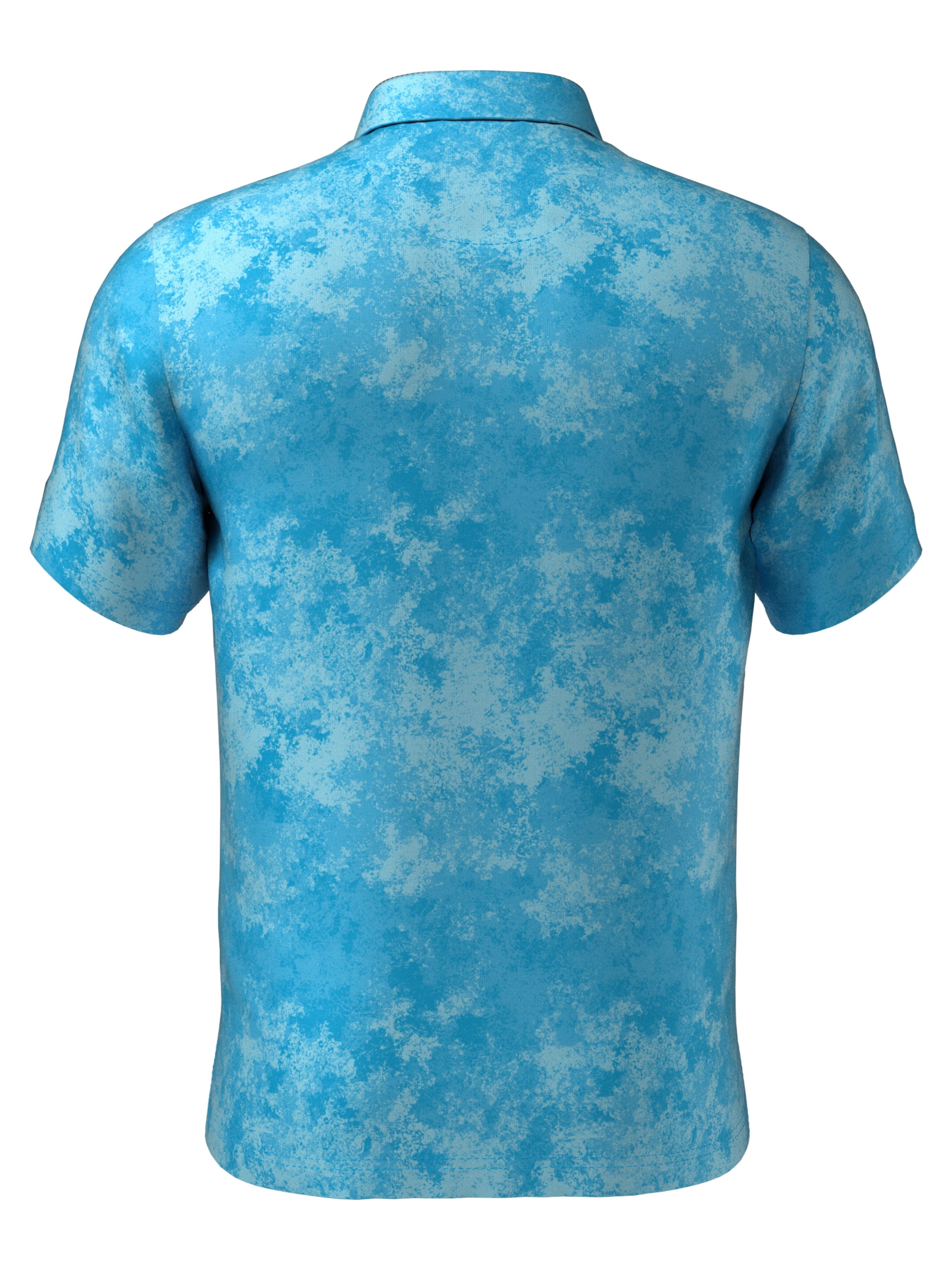 Boy's Natures Marble Print Polo - Image 2