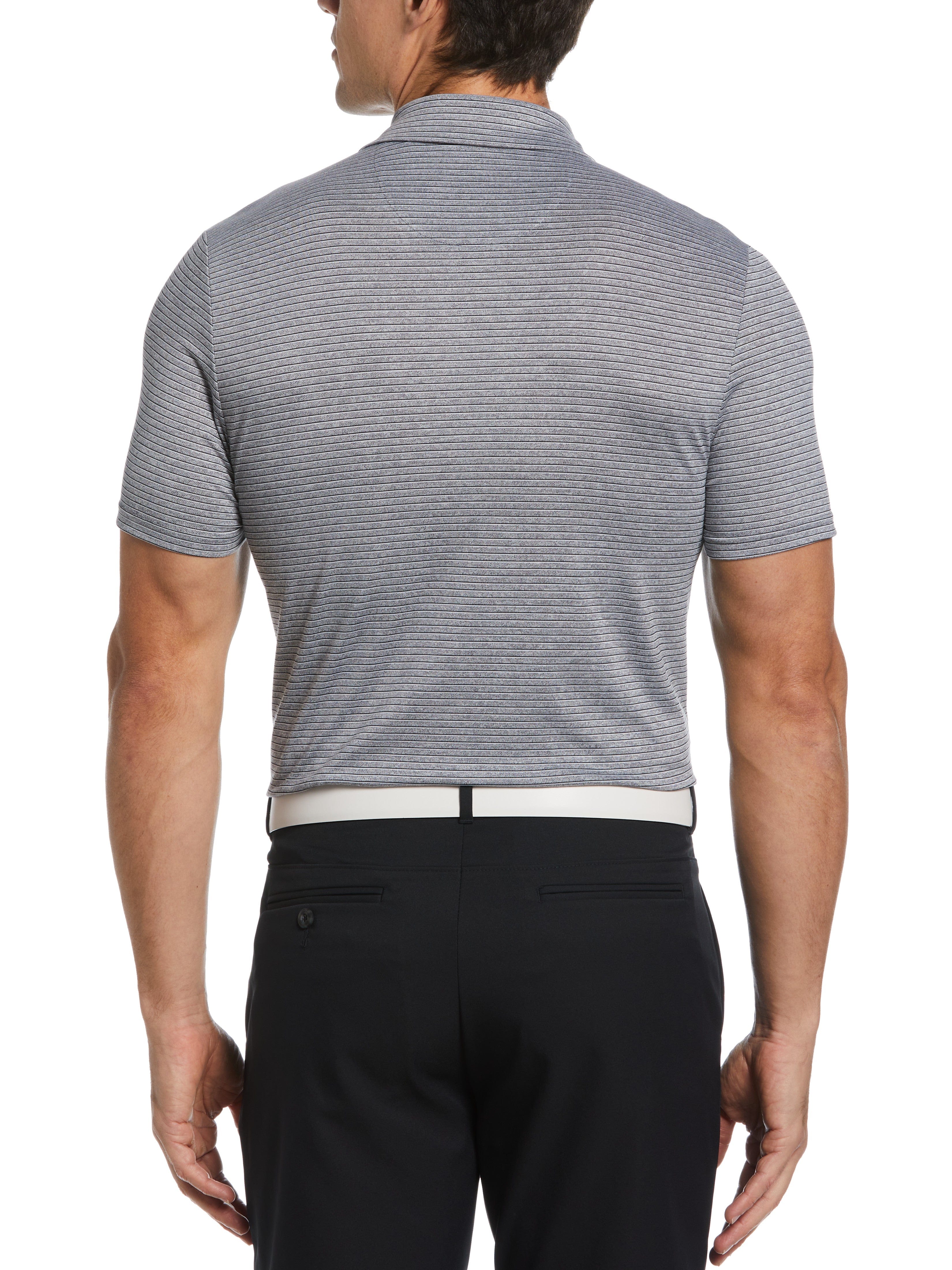 Men's Oxford Fine Stripe Golf Polo - Image 2
