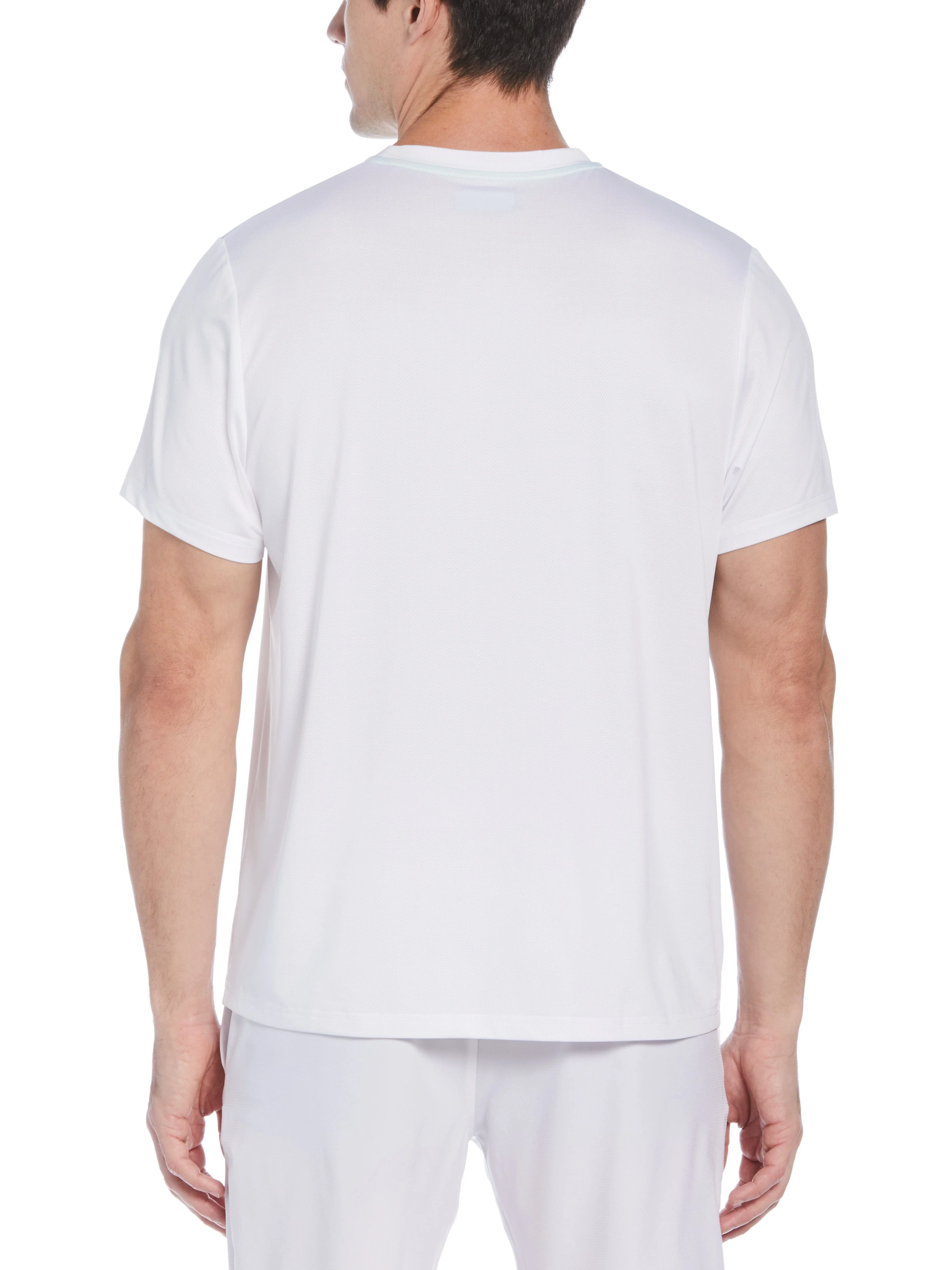 Men's Paint Splatter Printed Tennis Tee - Image 2