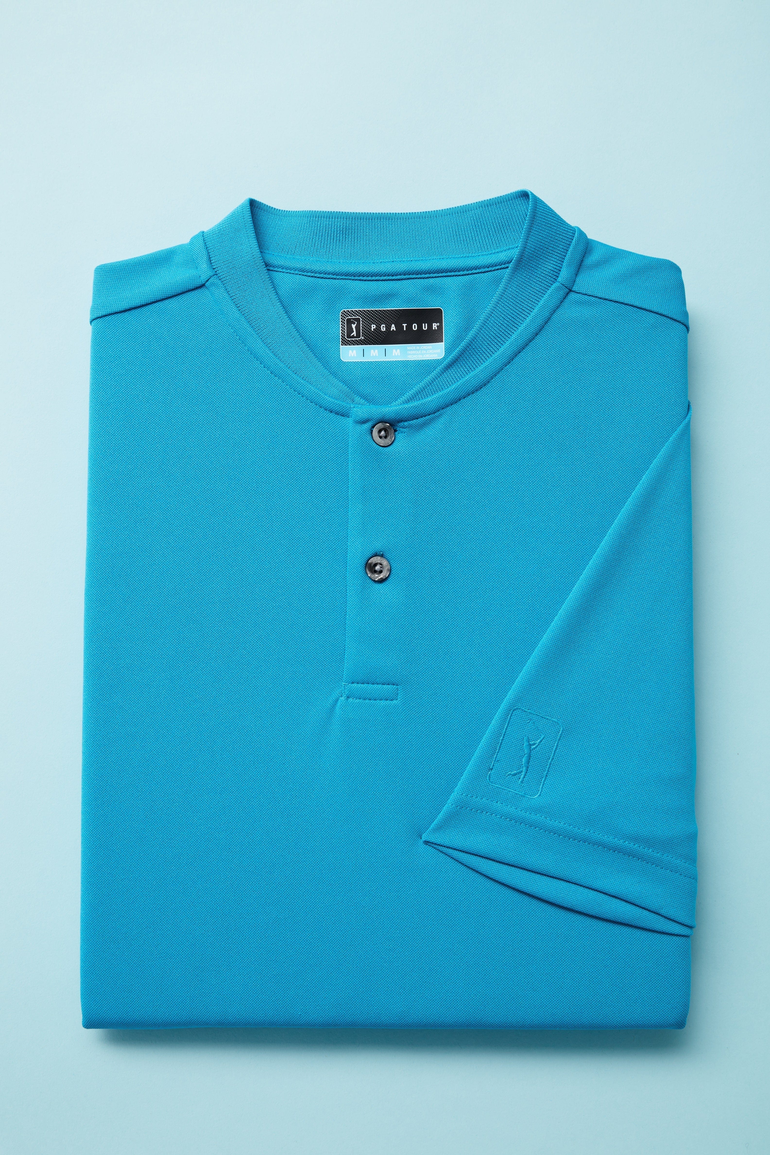 Men's Pique Polo with Casual Collar - Image 3