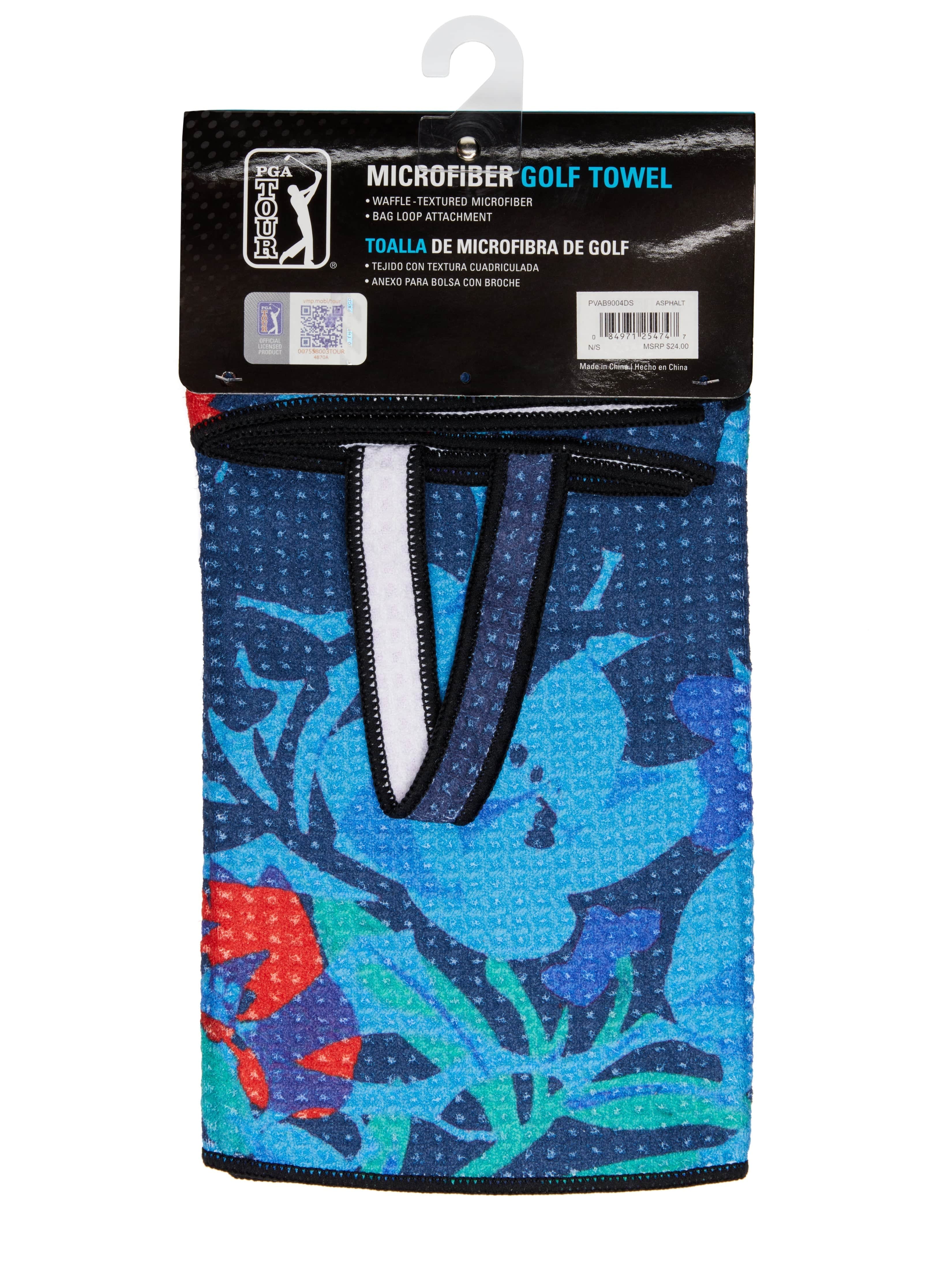 Printed Microfiber Golf Towel - Image 3