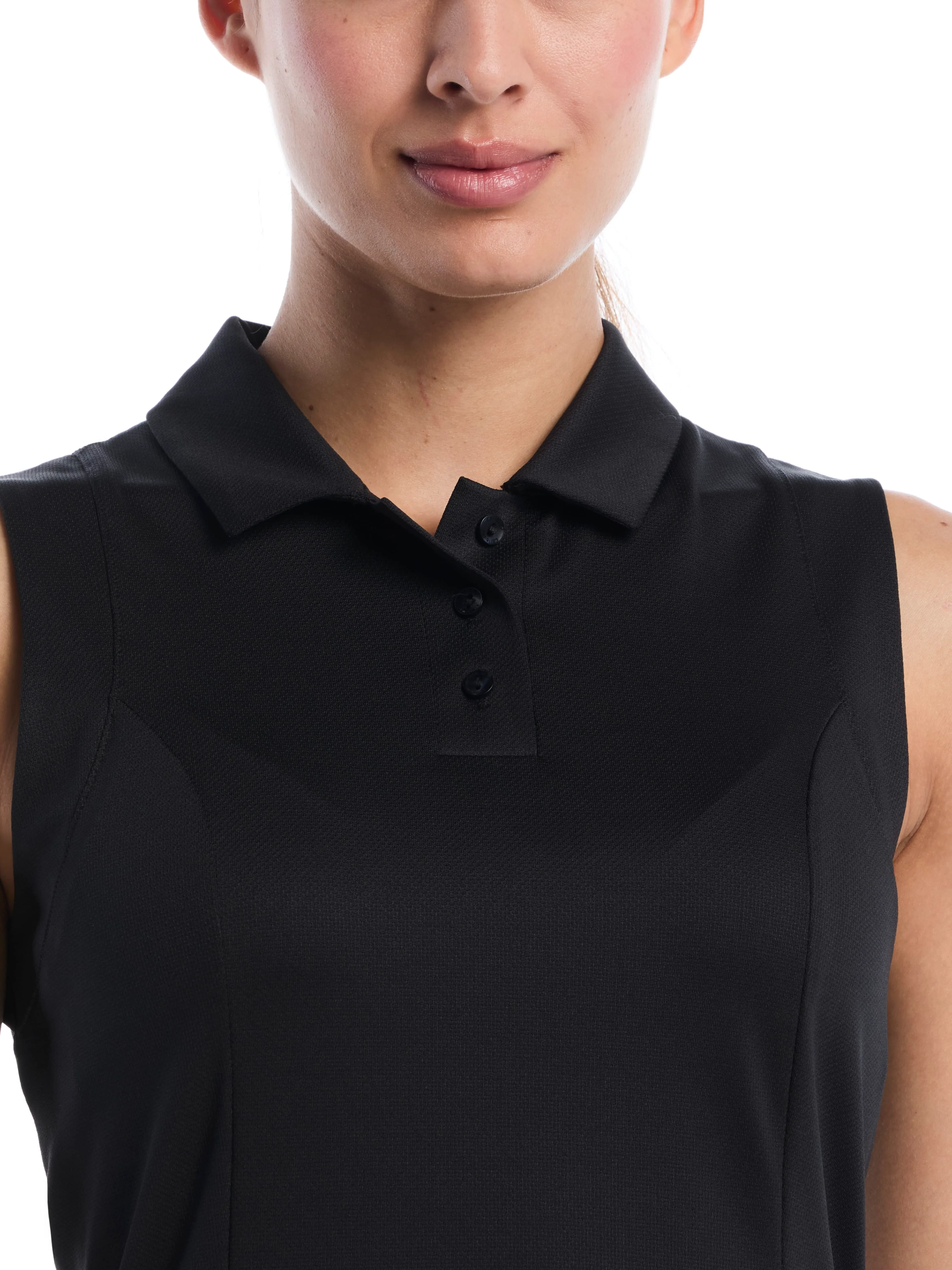 Women's Sleeveless Solid Polo - Image 9