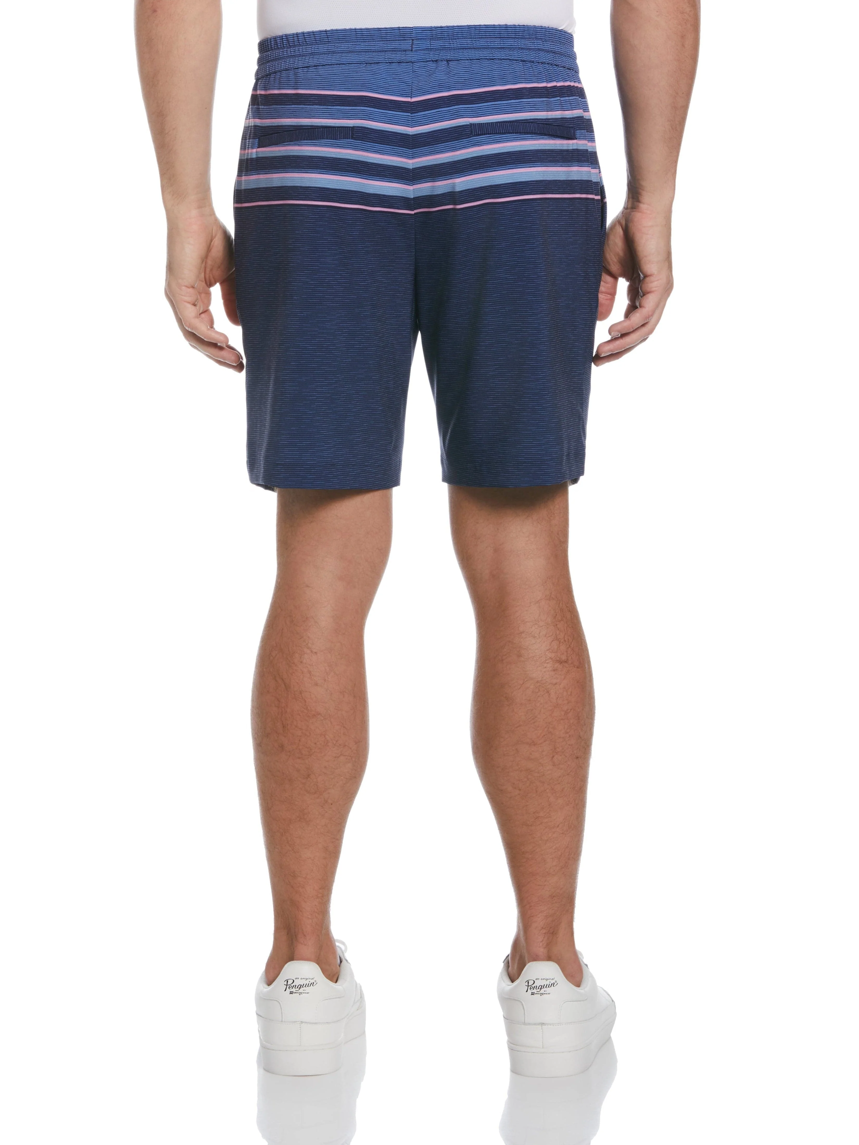 Men's Slub Stripe Block 8" Board Short - Image 2