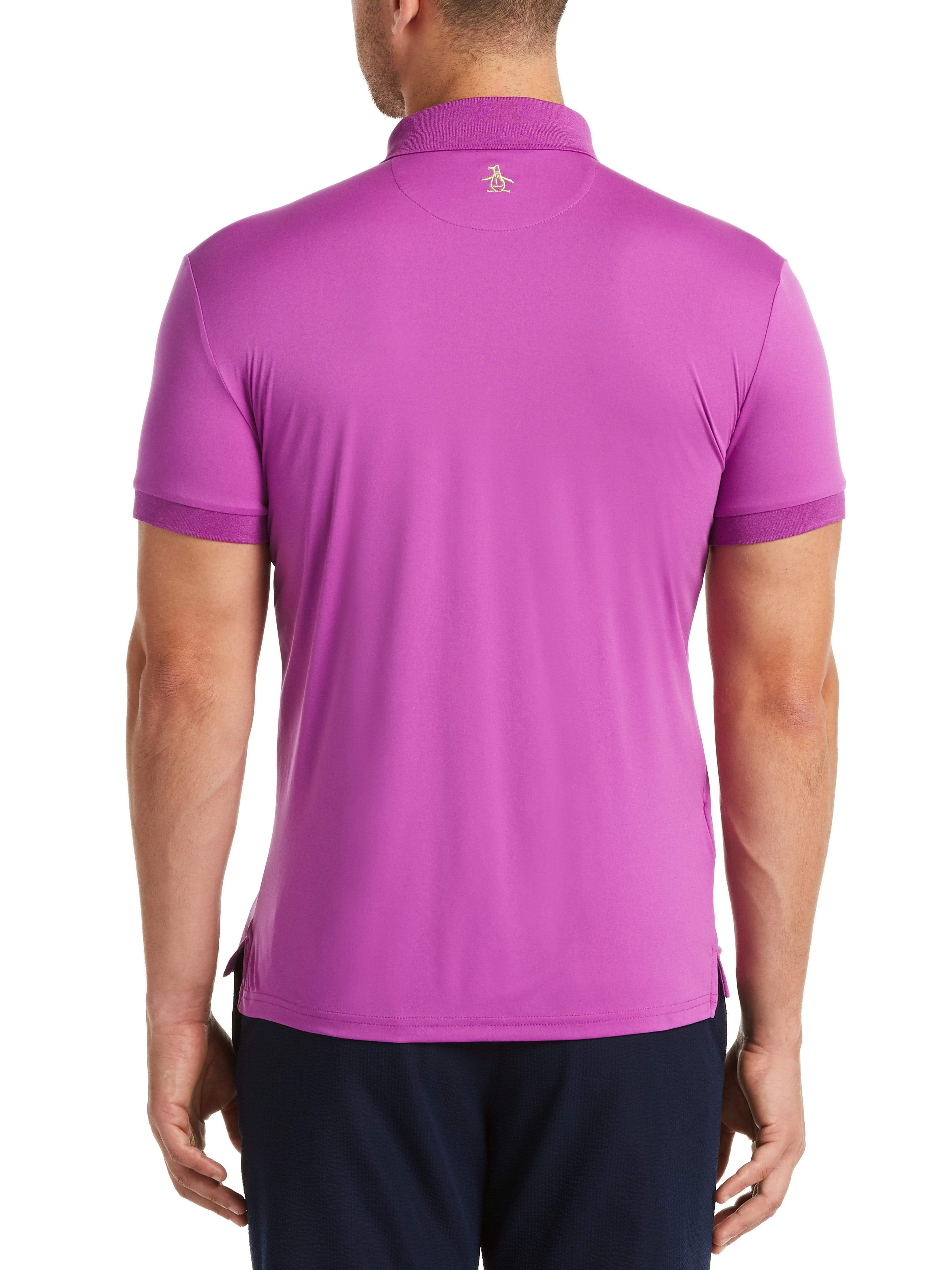 Men's Solid Golf Polo - Image 2