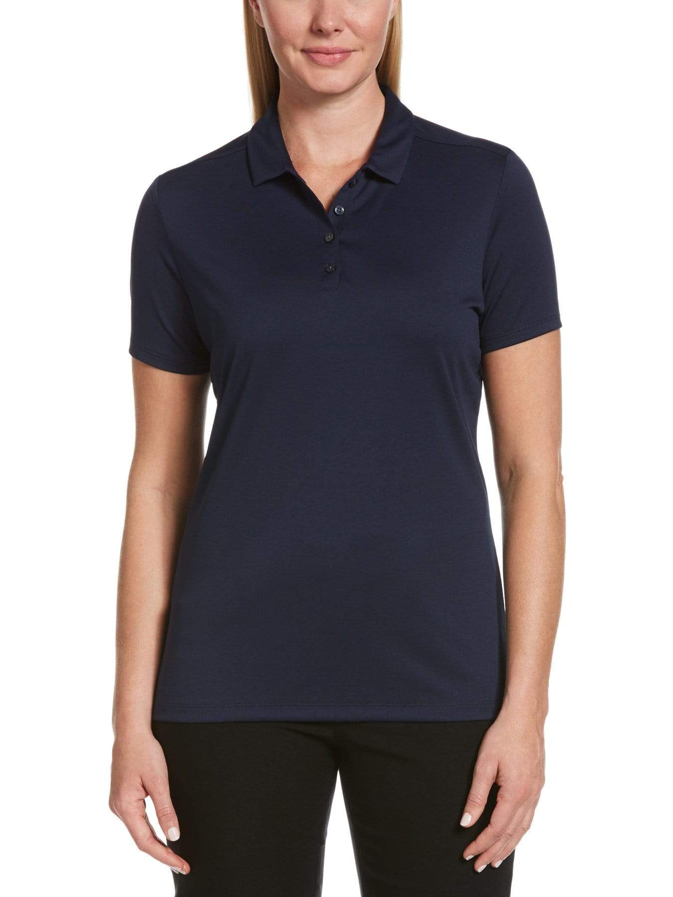 Women's Solid Textured Polo